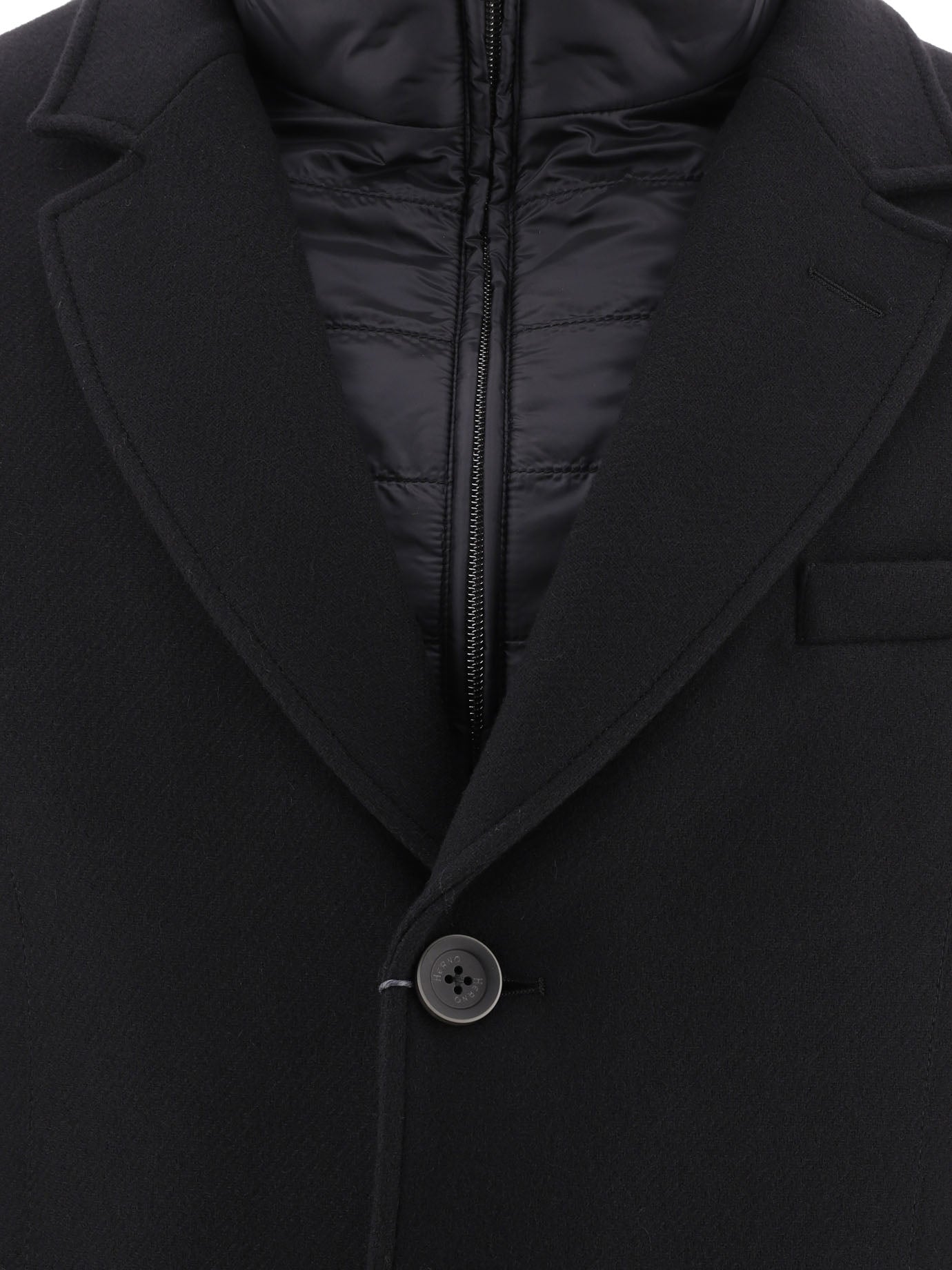 Herno Coat With Quilted Insert