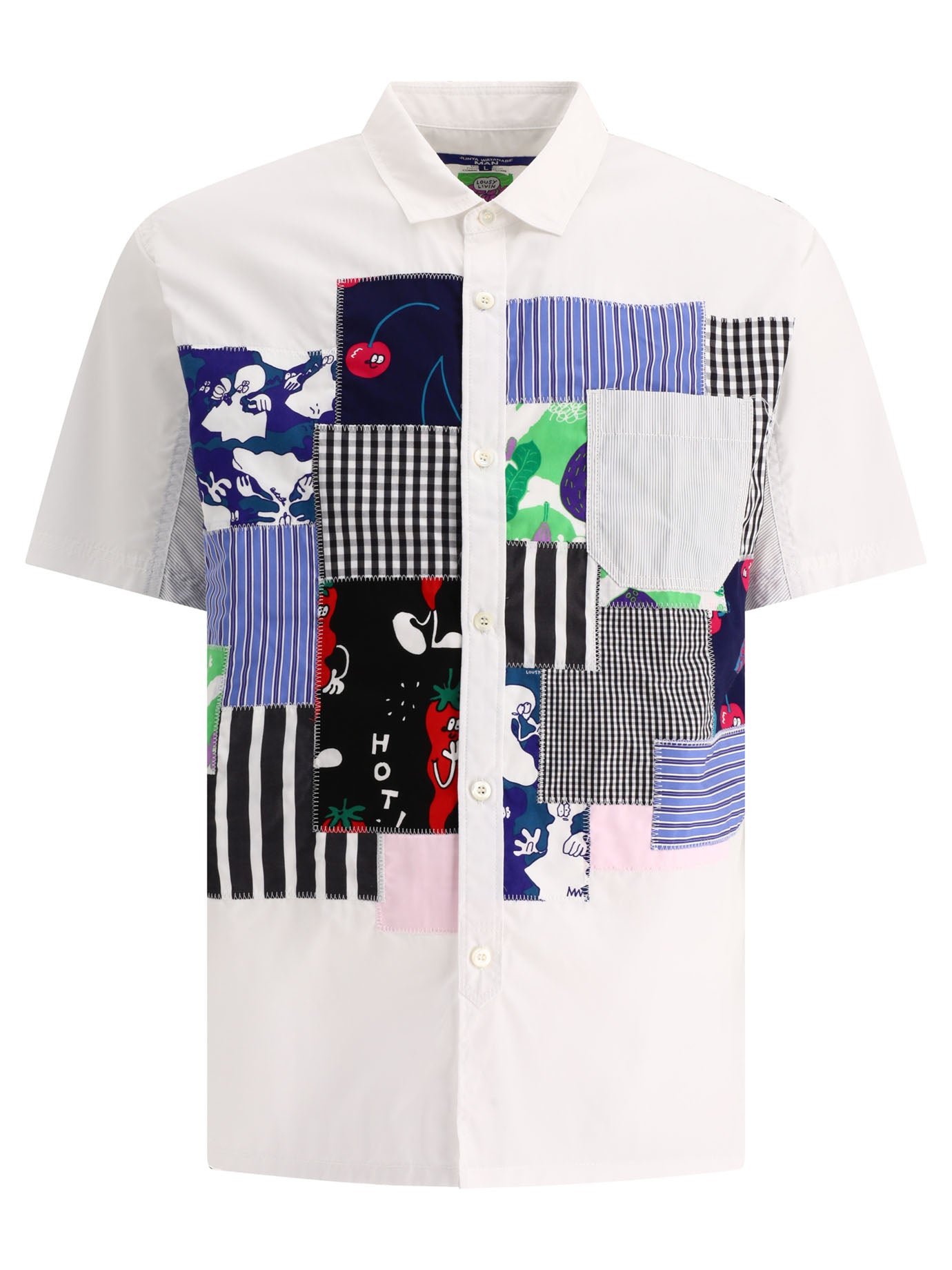 Junya Watanabe MAN Junya Watanabe X Lousy Livin Patchwork Shirt