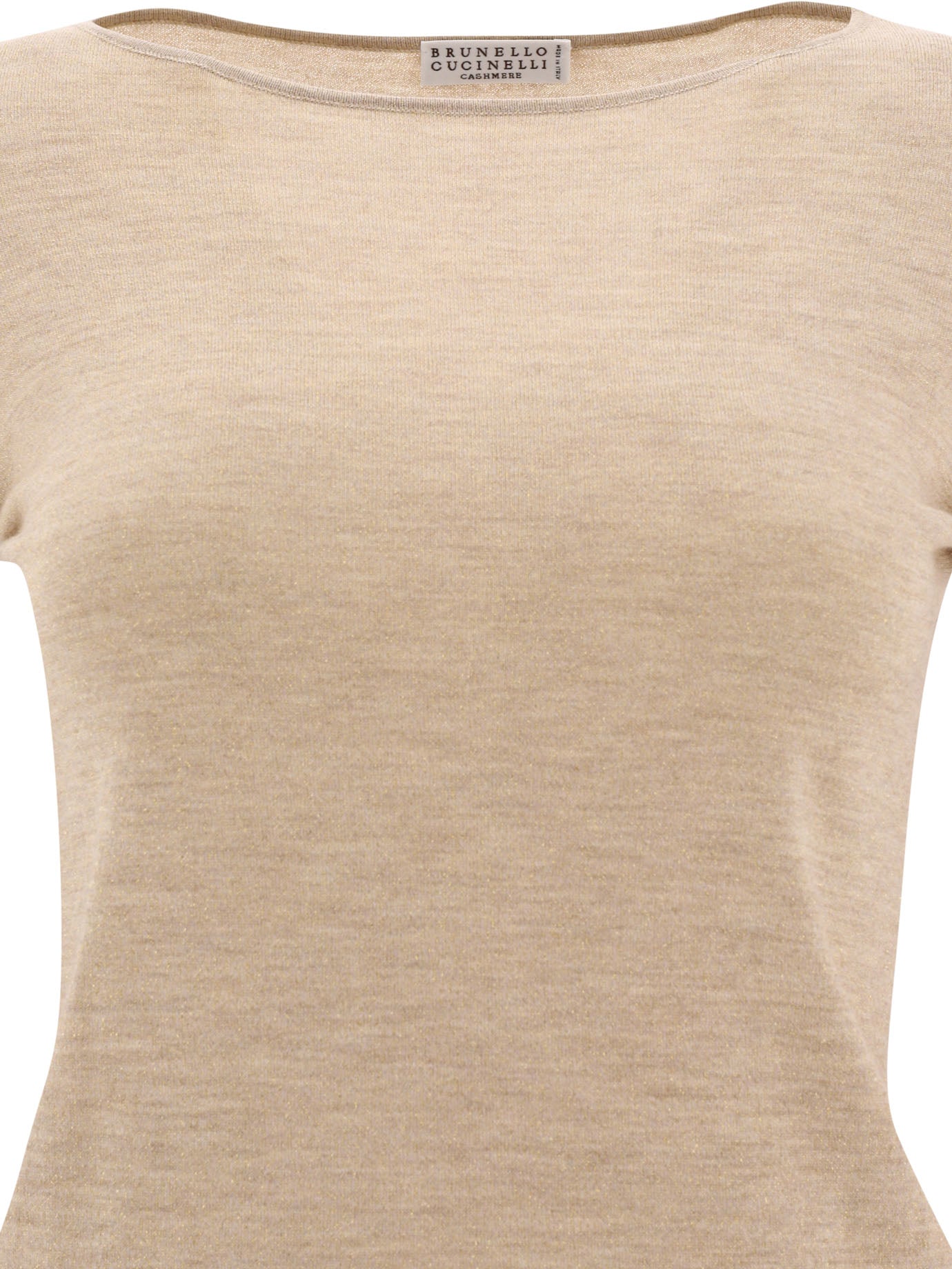 Brunello Cucinelli Cashmere And Silk Sparkling Lightweight Sweater