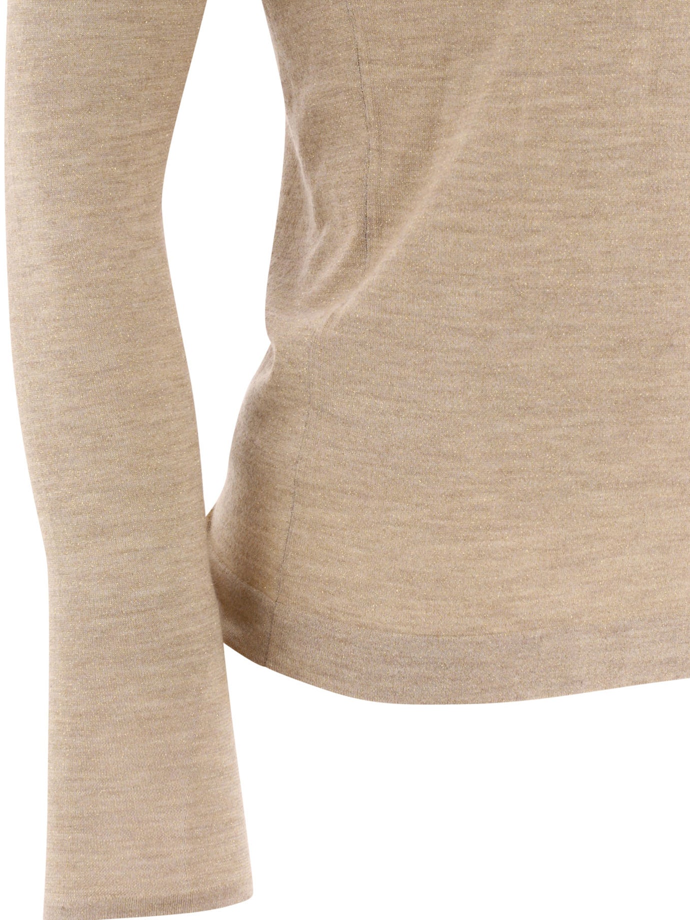 Brunello Cucinelli Cashmere And Silk Sparkling Lightweight Sweater