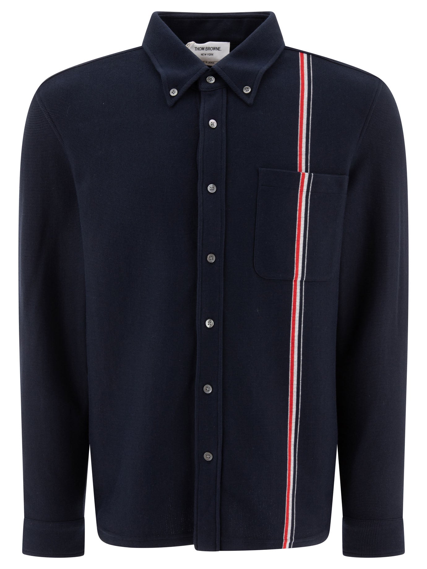 Thom Browne Double-Face Knit Overshirt