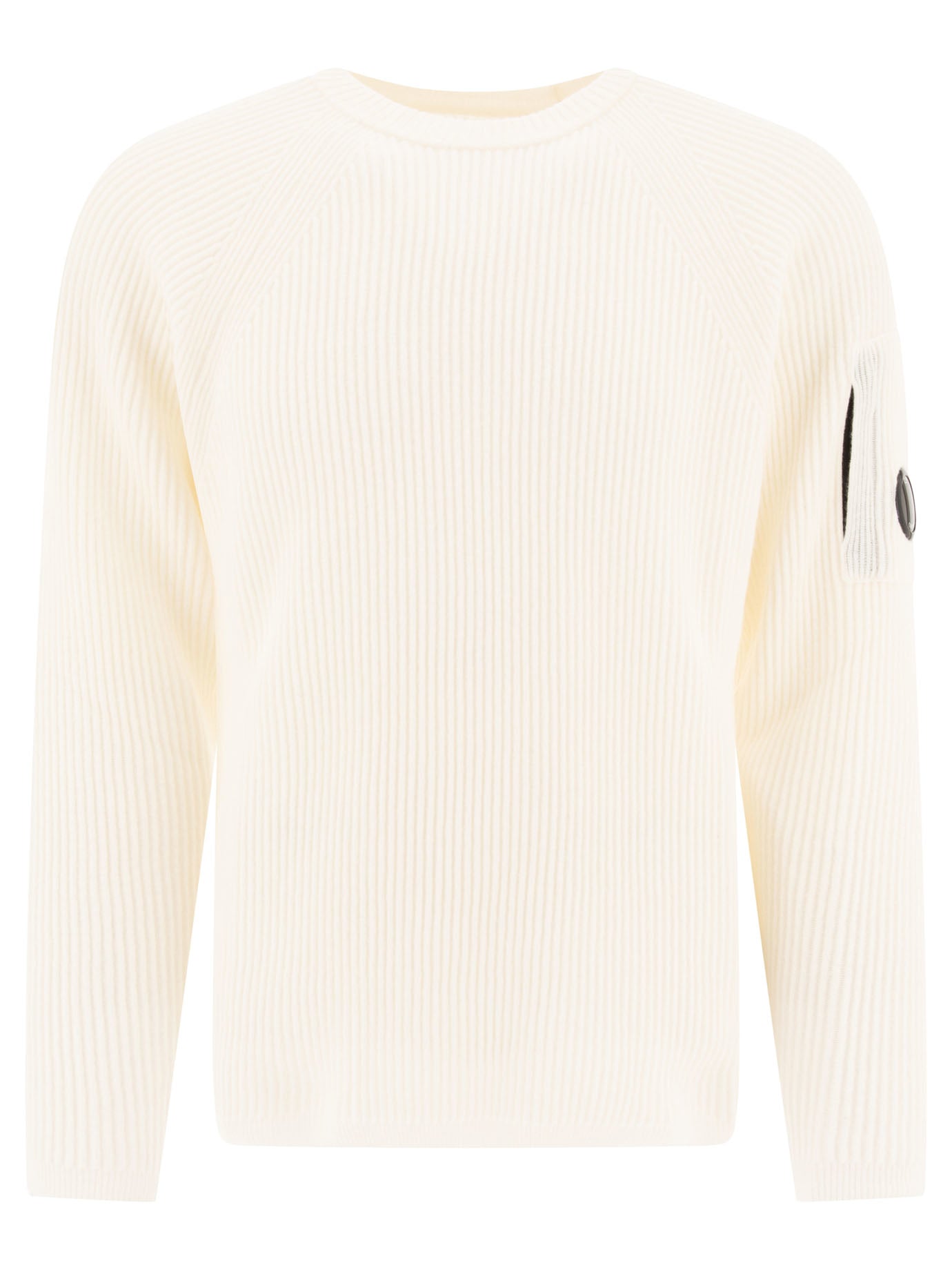 C.P. Company Lens-Detail Ribbed Sweater