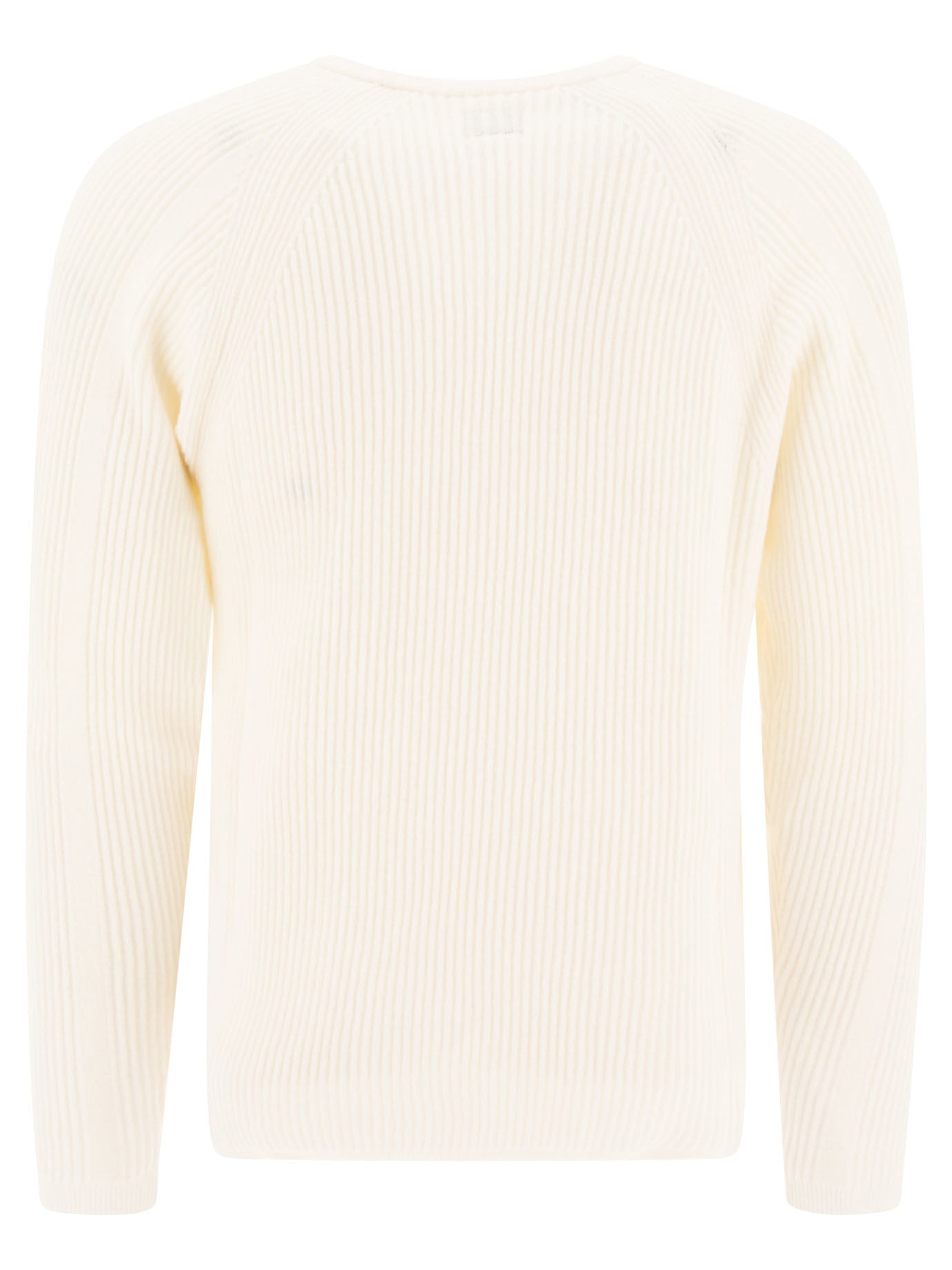 C.P. Company Lens-Detail Ribbed Sweater