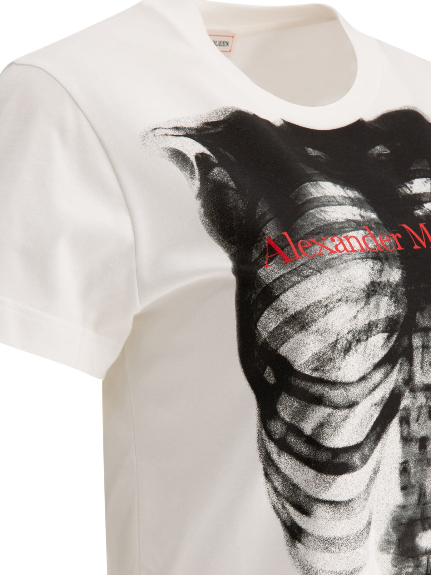 Alexander McQueen T-Shirt With Rib Cage Print