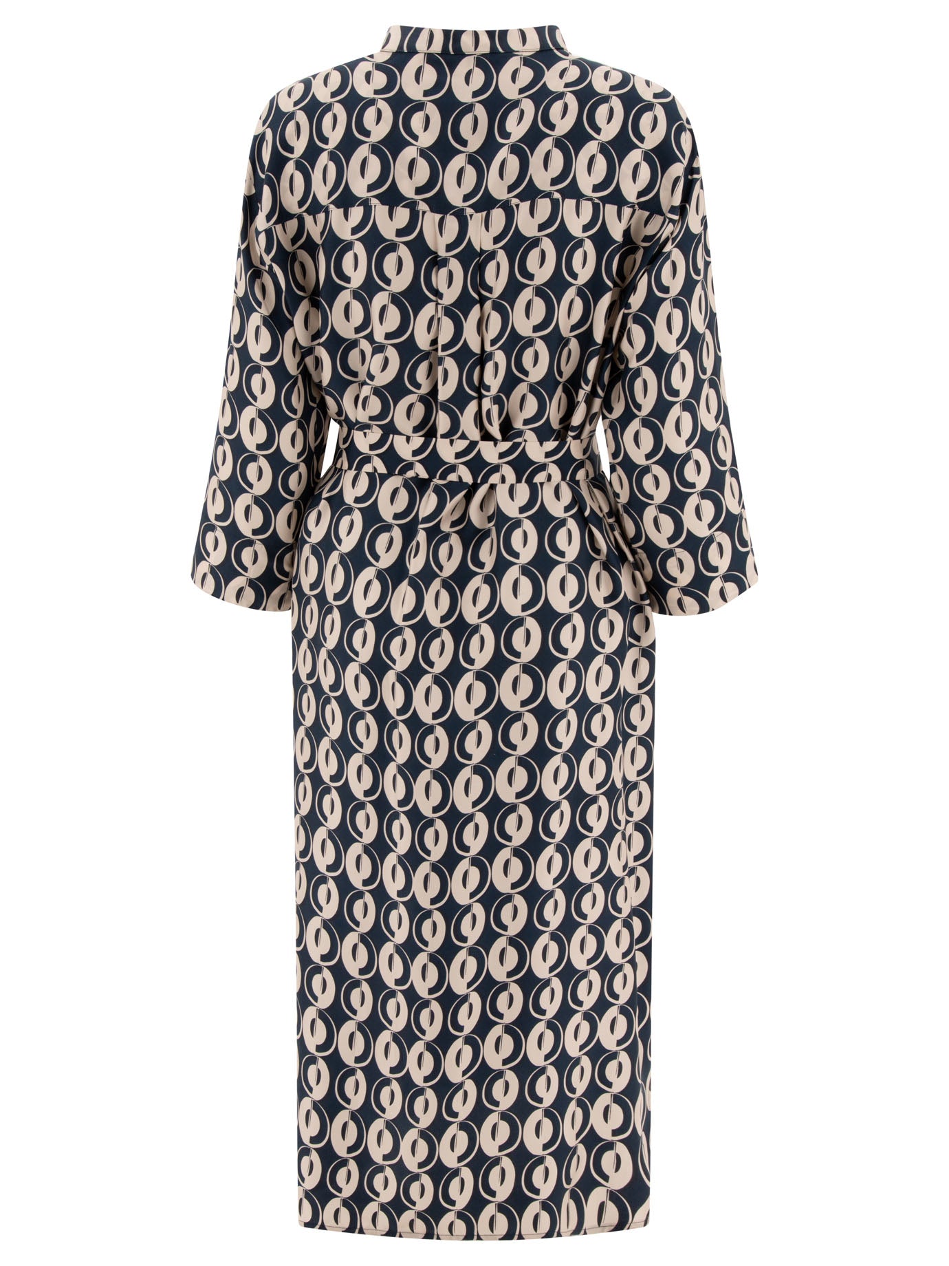 Max Mara Timeless Timesilk Printed Silk Dress