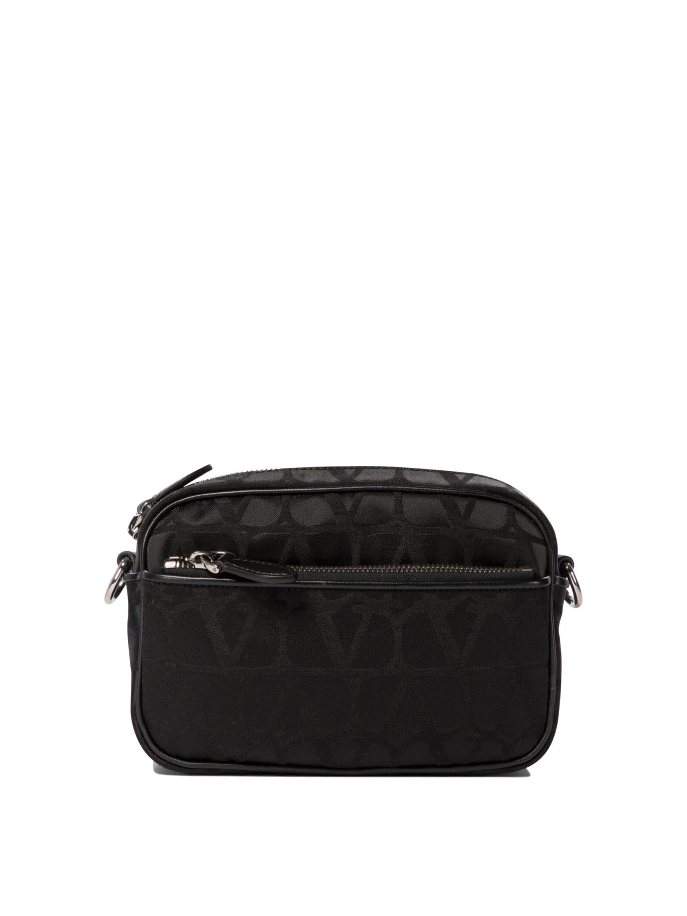 Valentino Garavani Crossbody Bag In Toile Iconographe Technical Fabric