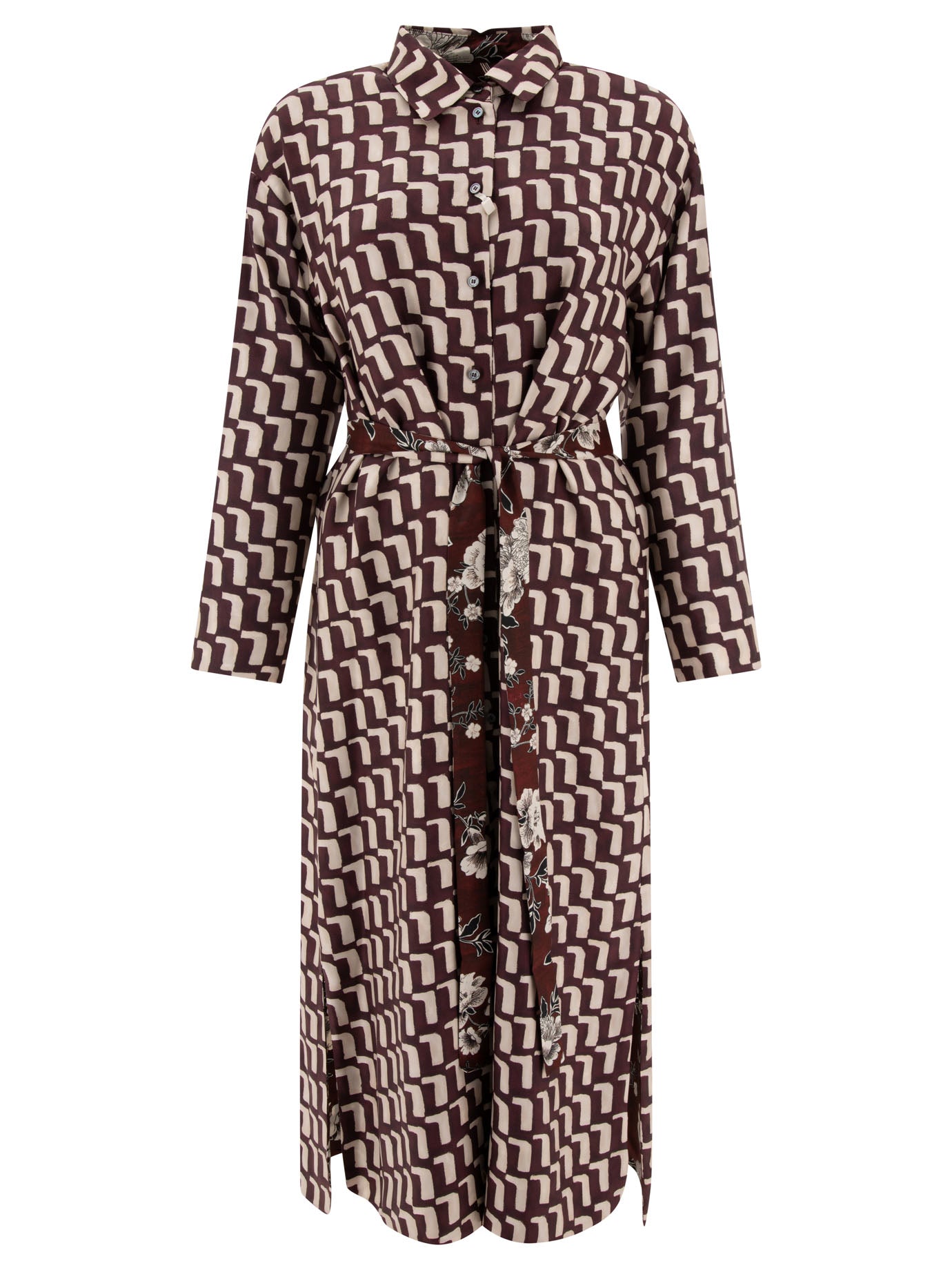 Max Mara Timeless Micaela Reversible Silk Shirt Dress