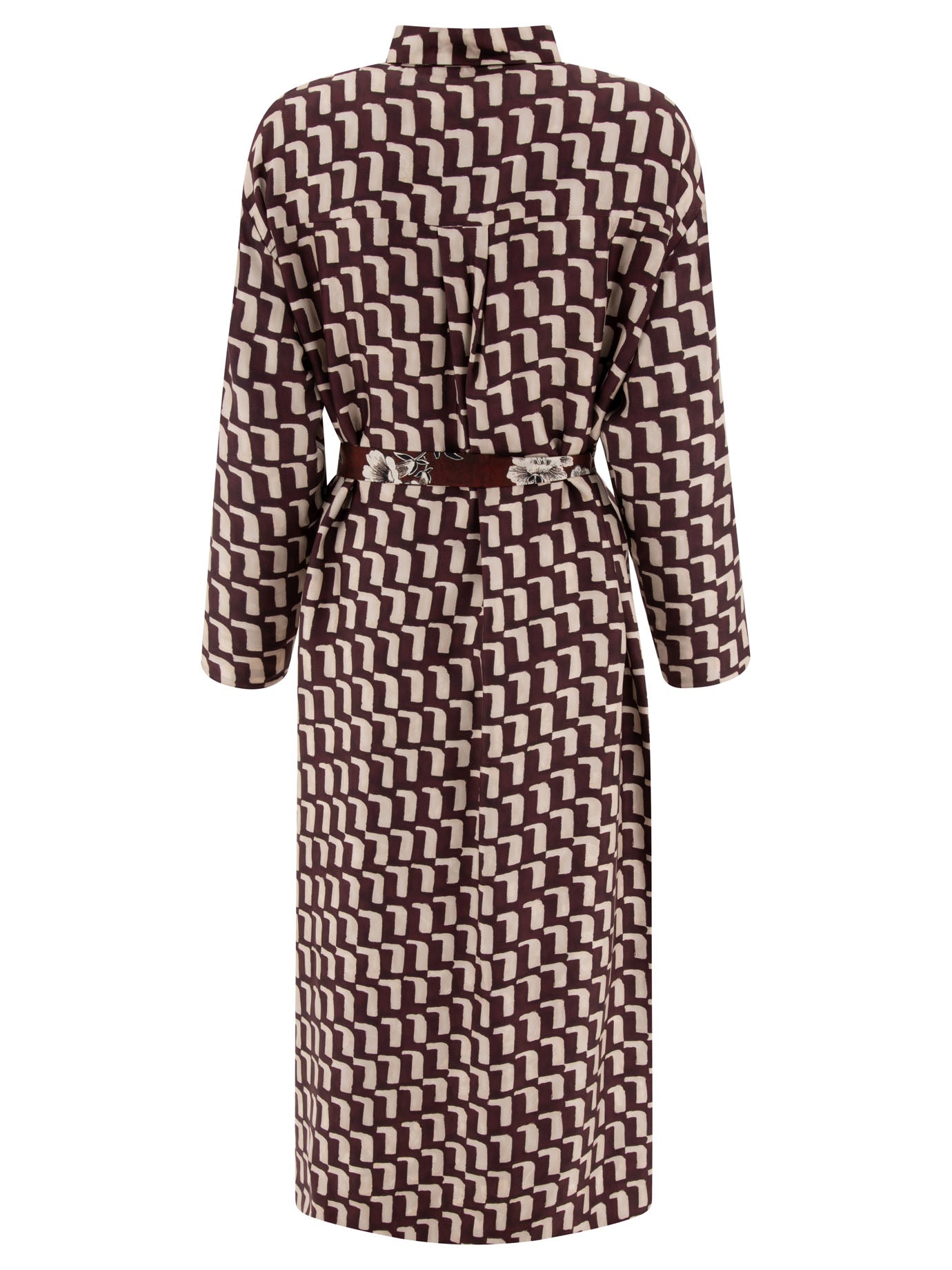 Max Mara Timeless Micaela Reversible Silk Shirt Dress