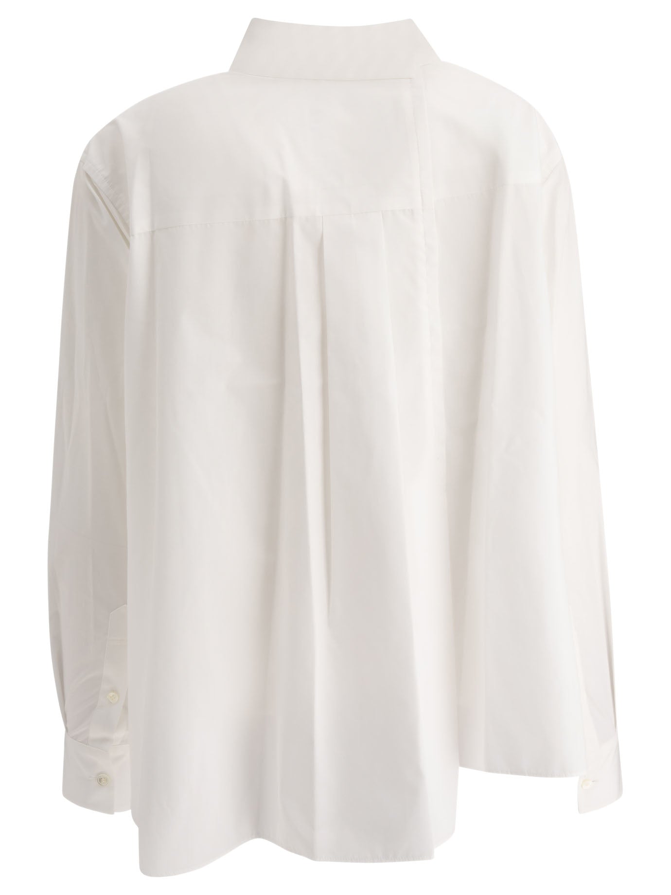 Sacai Poplin Asymmetrical Shirt