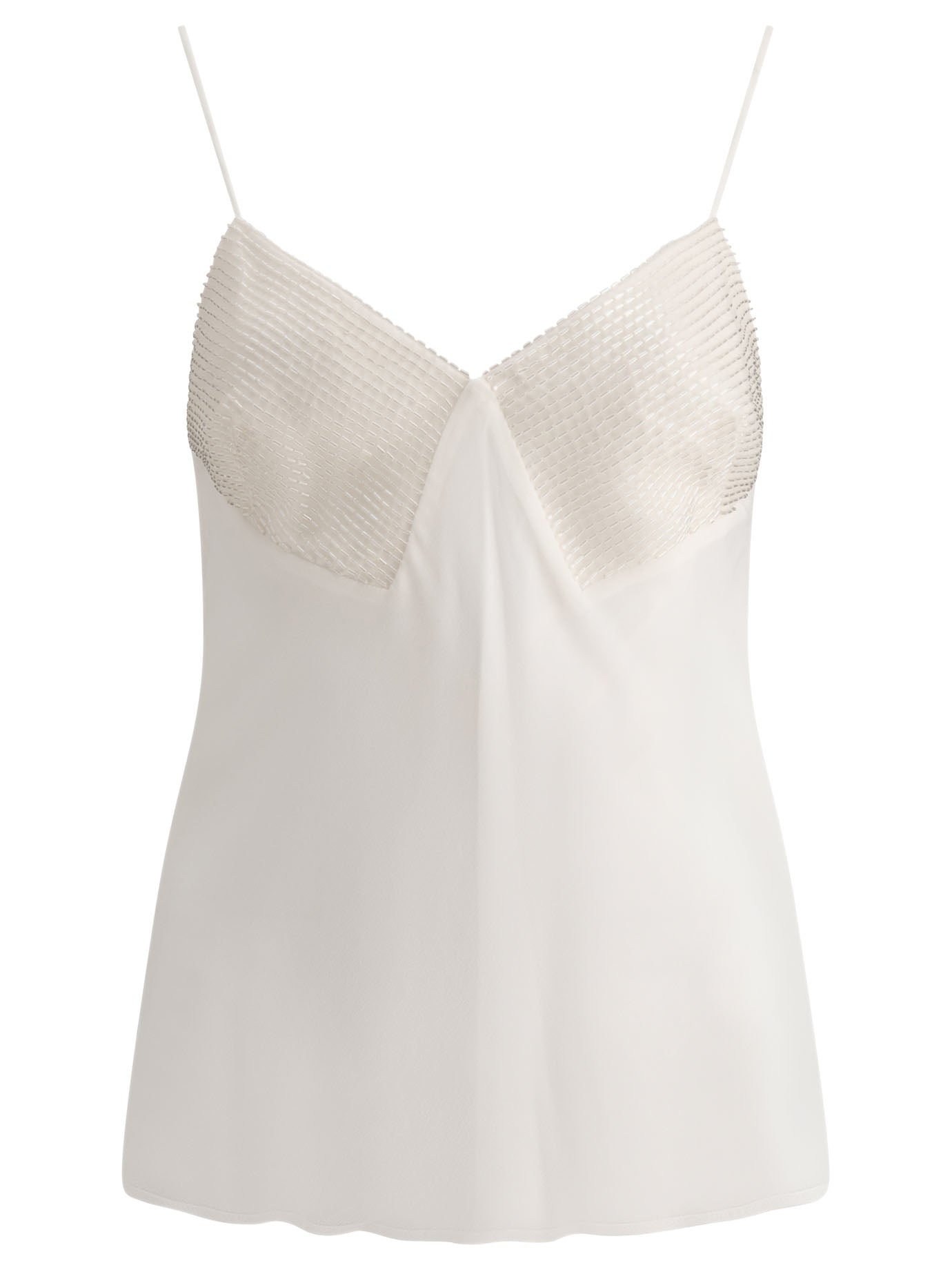 Max Mara Bridal Silk Georgette Top