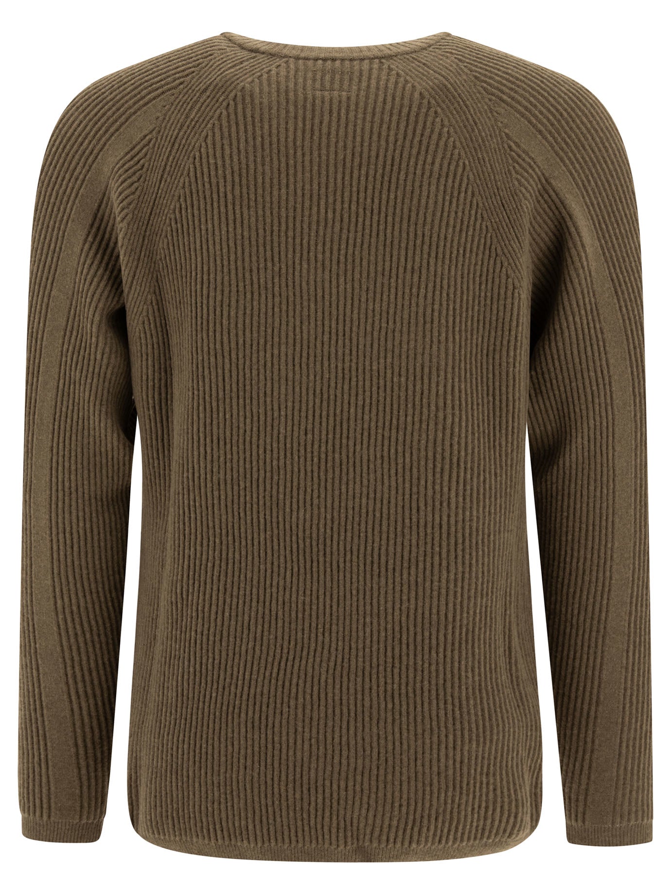 C.P. Company Lens-Detail Ribbed Sweater