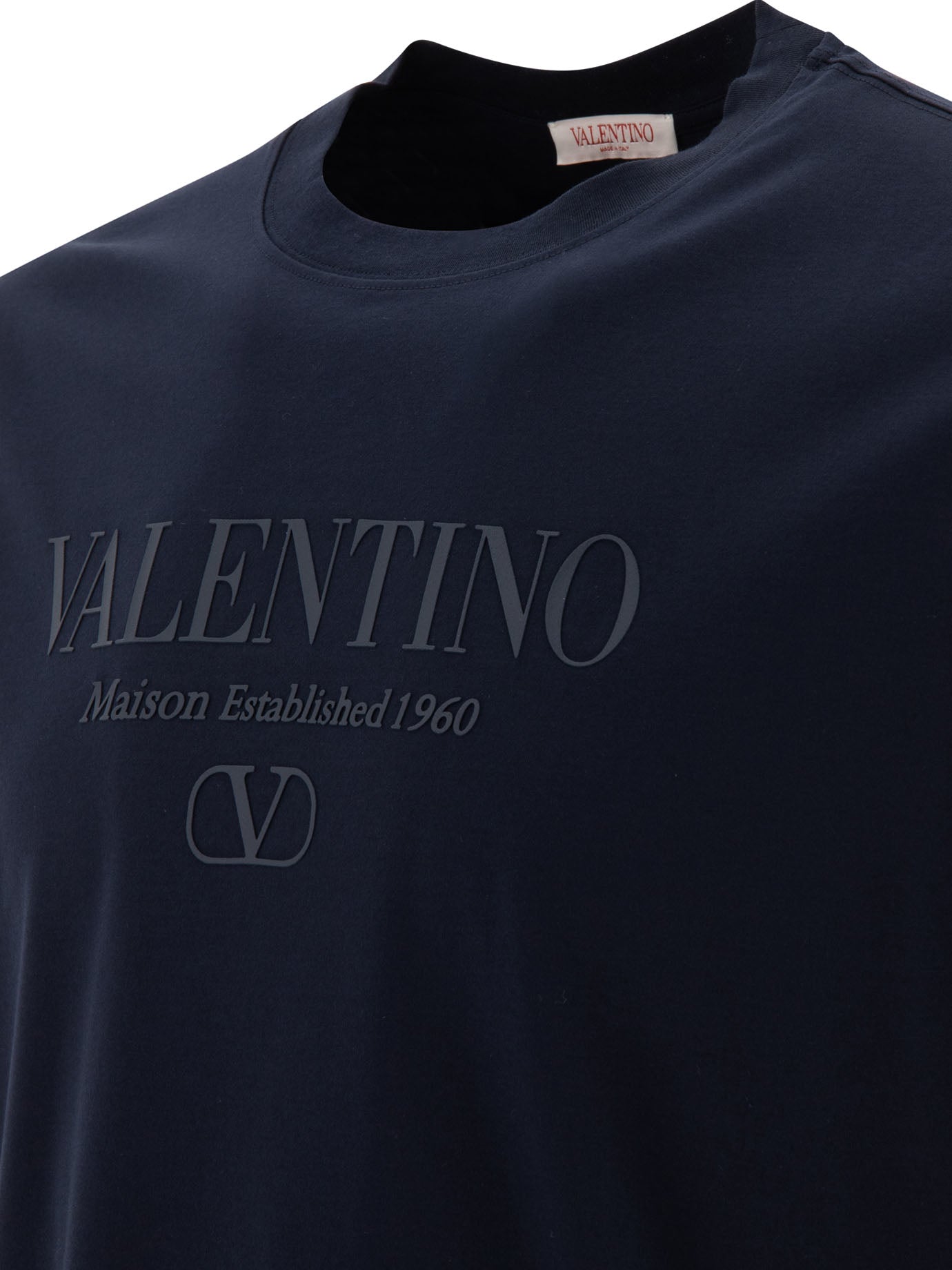 Valentino T-Shirt With Rubberized Logo Print