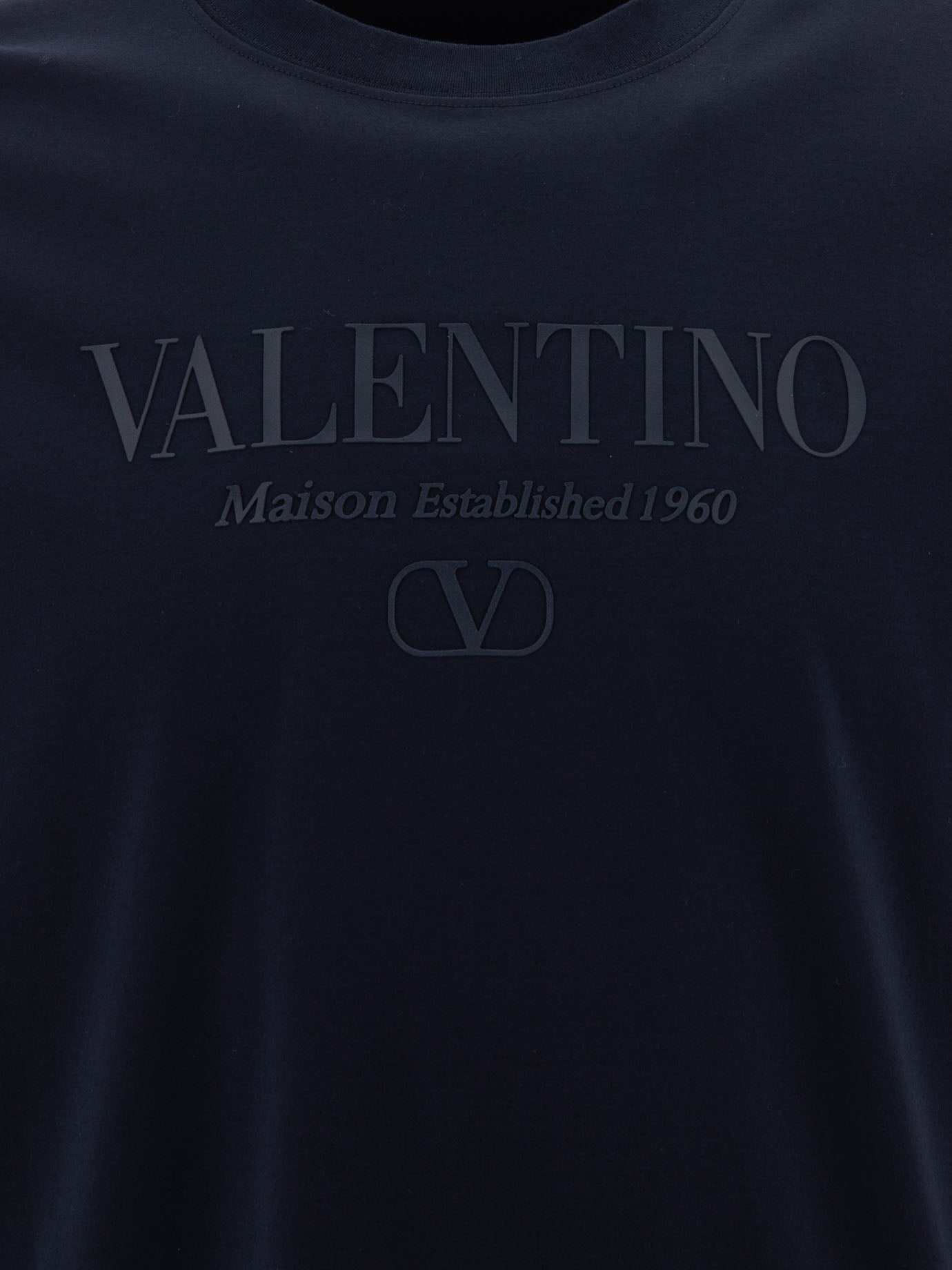 Valentino T-Shirt With Rubberized Logo Print