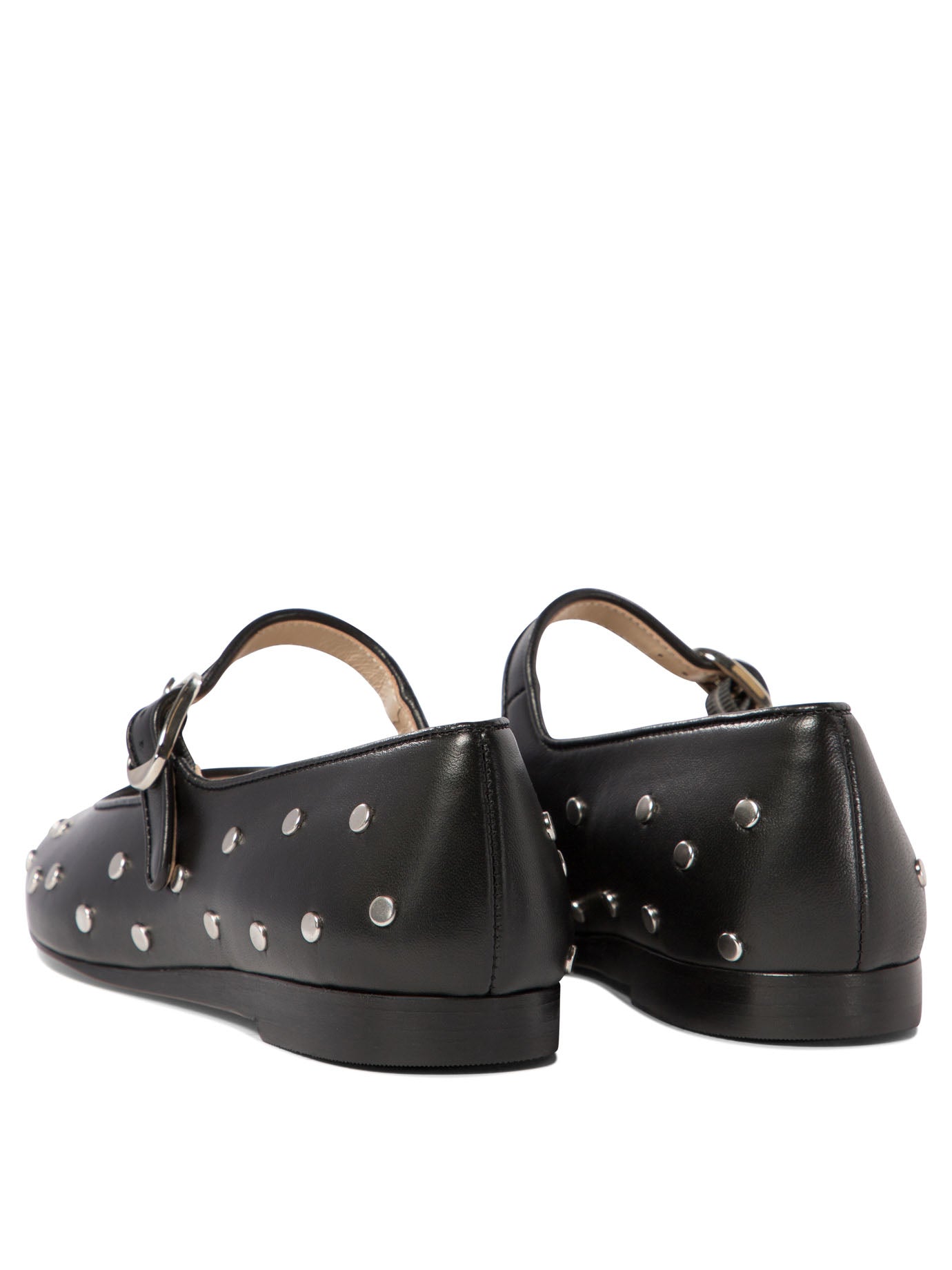 Le Monde Bèryl Mary Jane Studded Ballet Flats