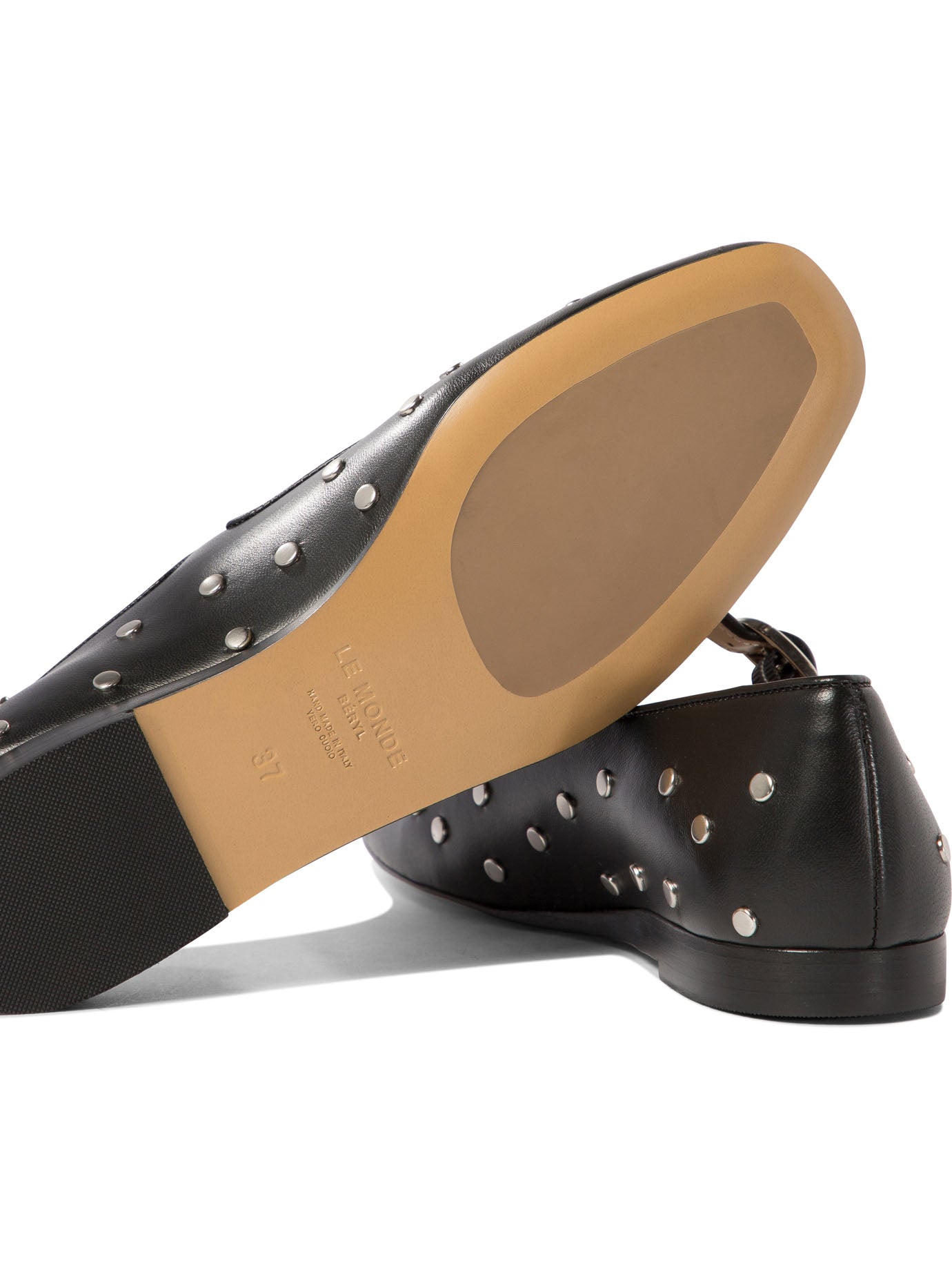 Le Monde Bèryl Mary Jane Studded Ballet Flats