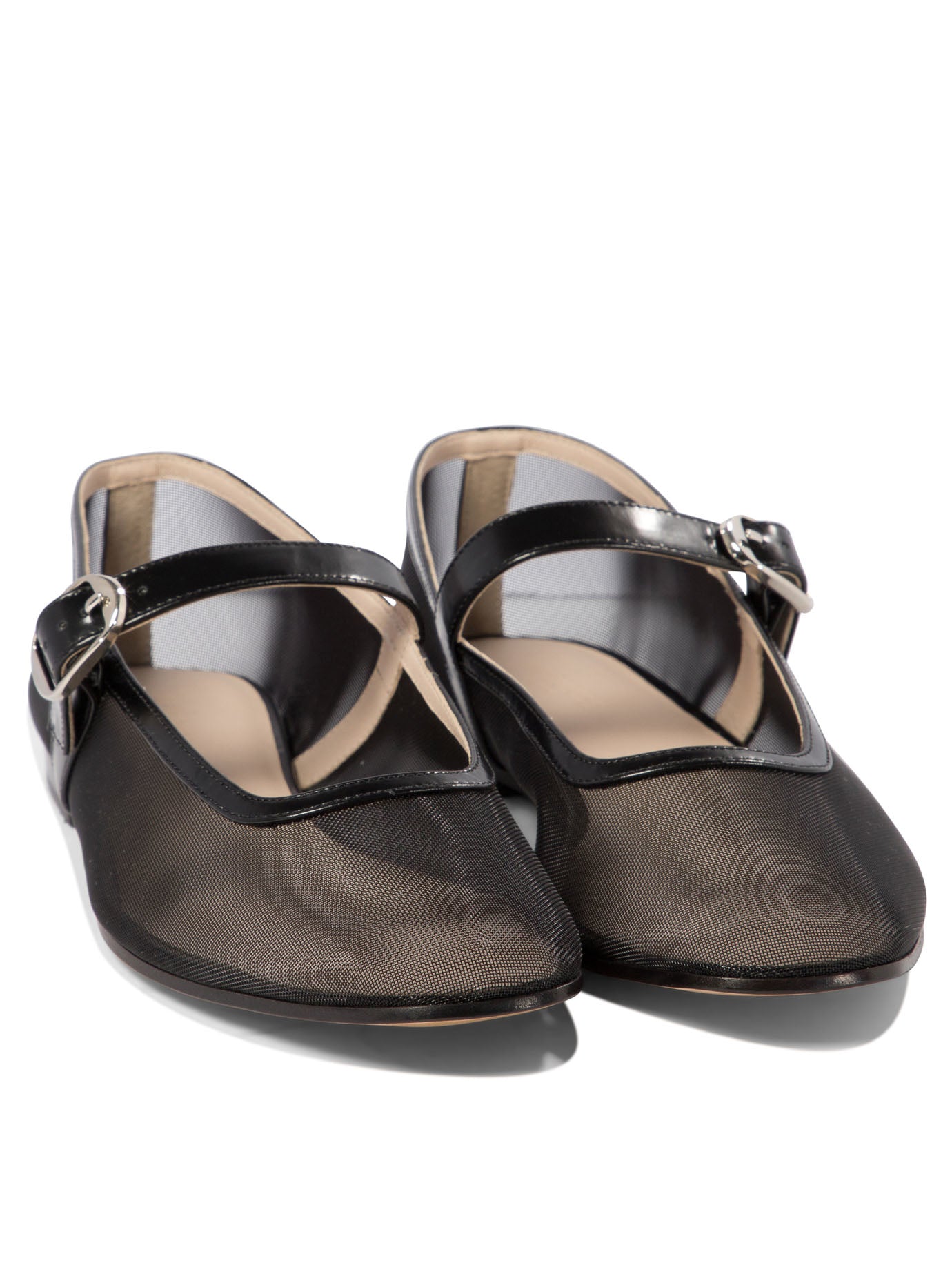 Le Monde Bèryl Mesh Mary Jane Ballet Flats