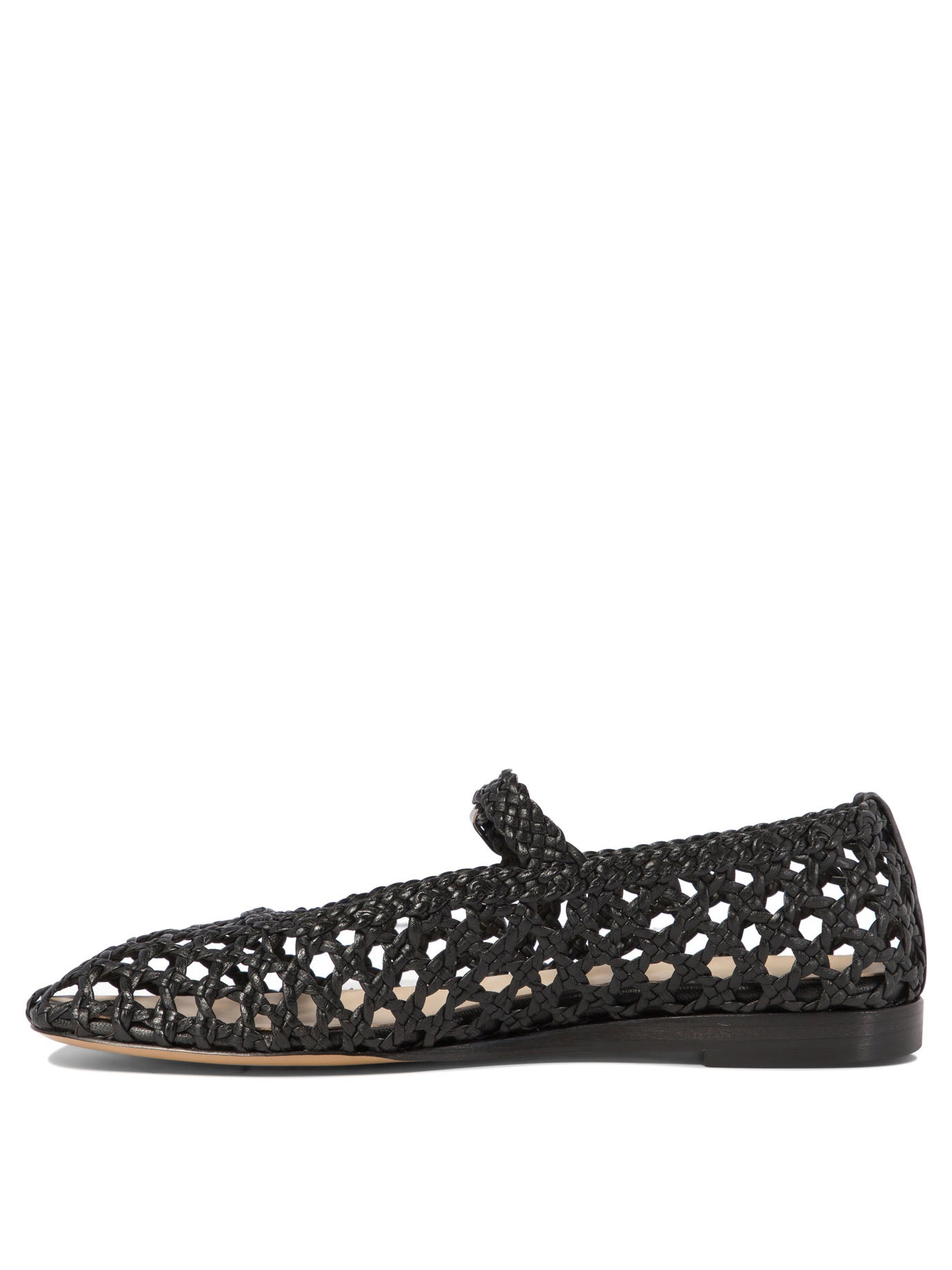 Le Monde Bèryl Woven Mary Jane Ballet Flats