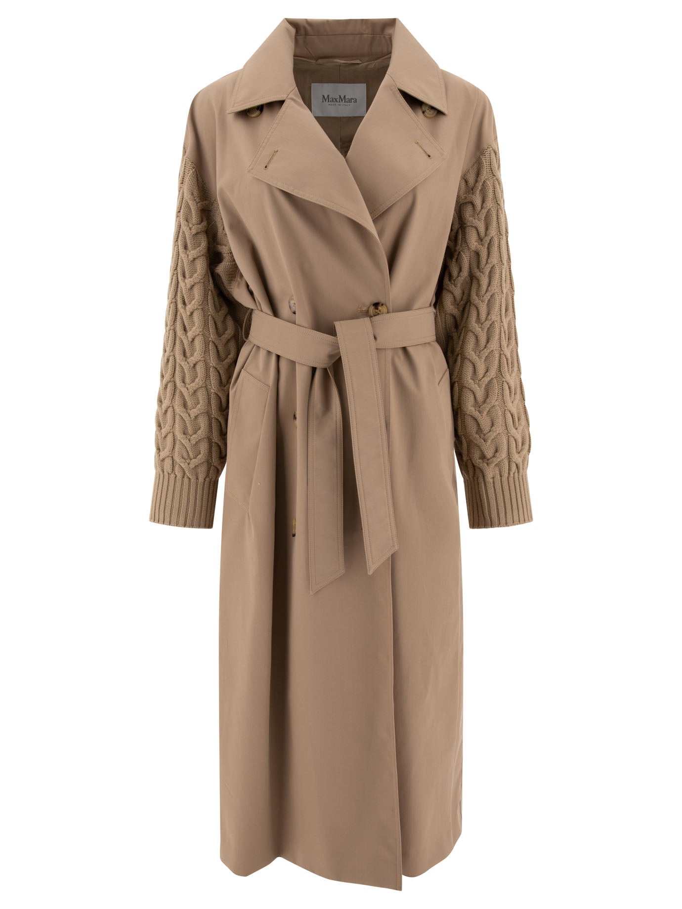 Max Mara Cicladi Drip-Proof Gabardine Trench Coat