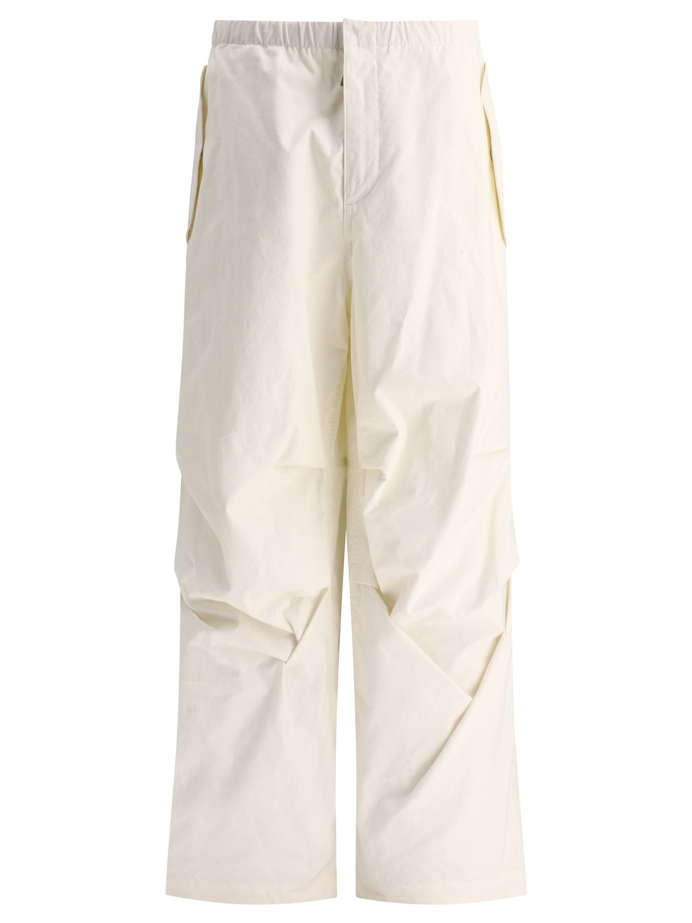 Jil Sander Trousers With Knee Plea