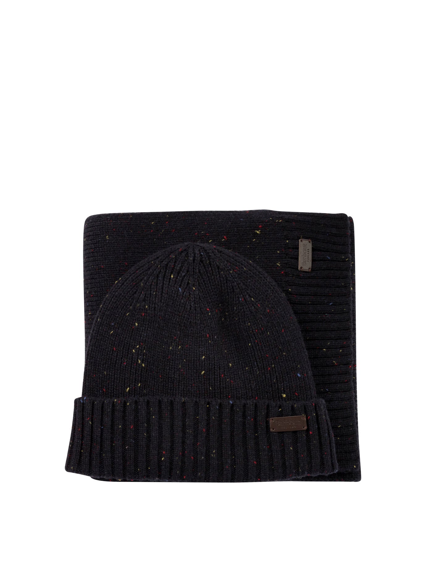 Barbour Carlton Fleck Beanie & Scarf Set