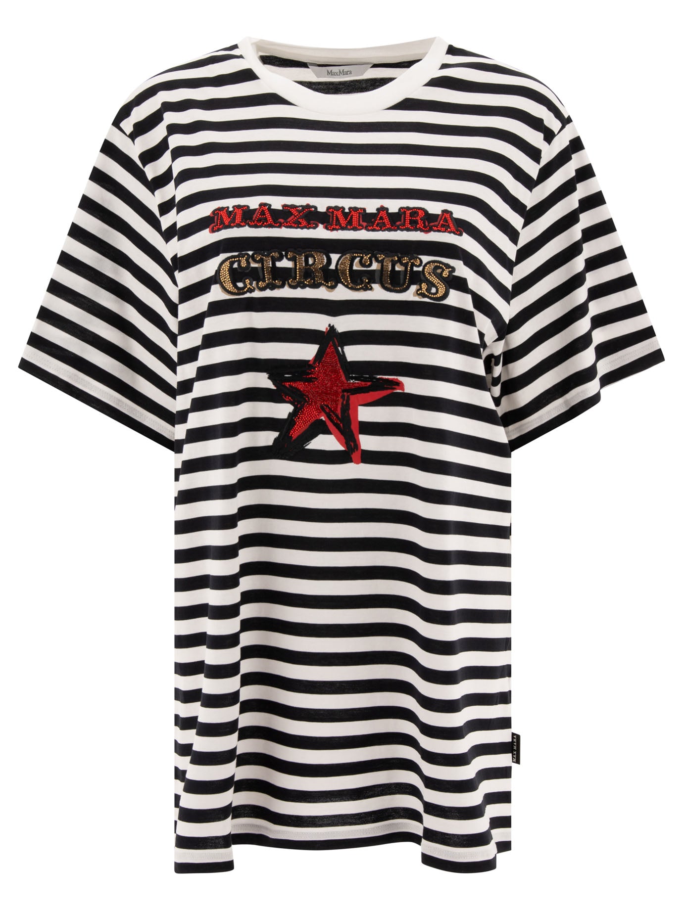 Max Mara Oversized Striped Cotton T-Shirt