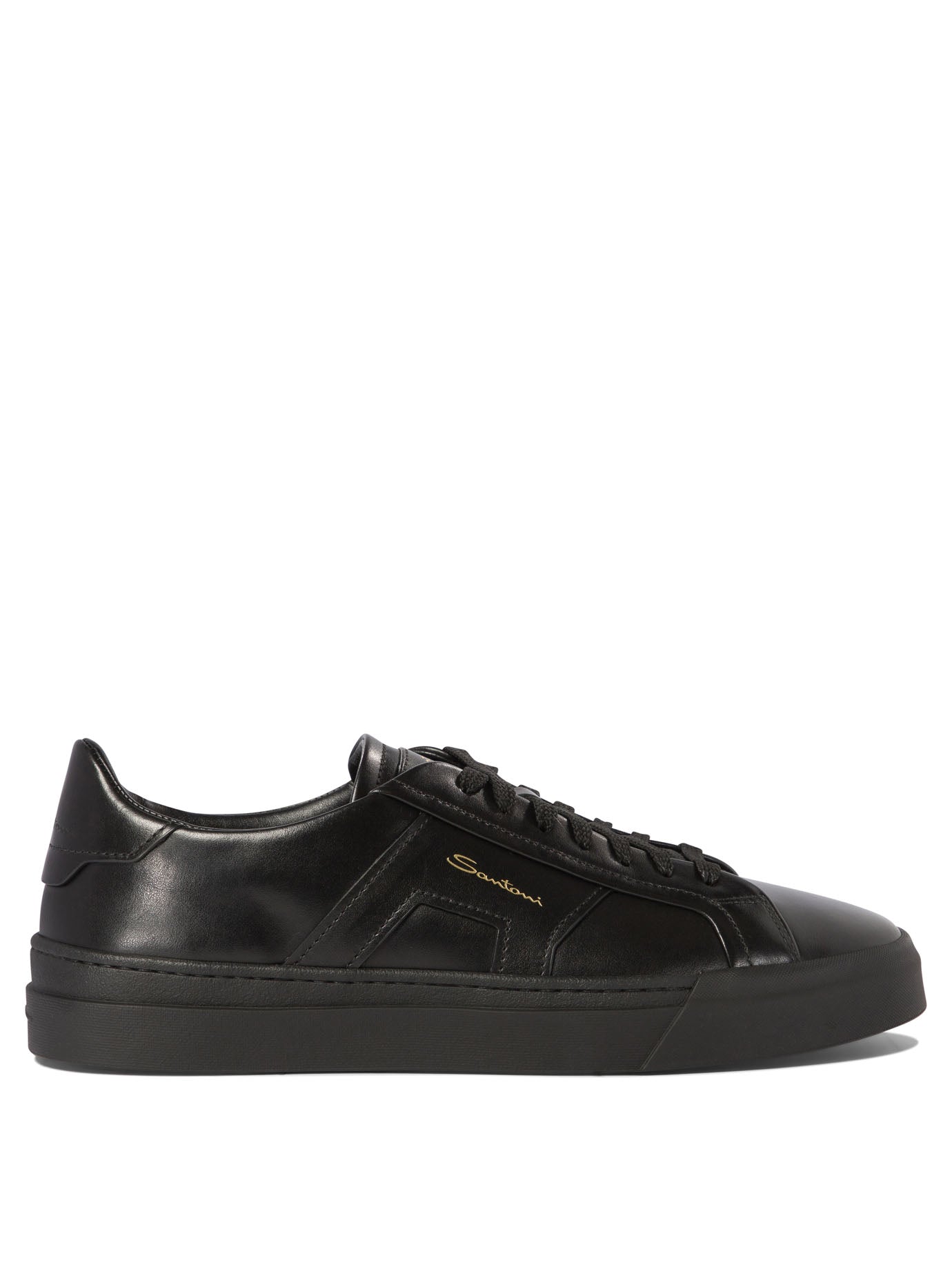 Santoni Double Buckle Sneakers