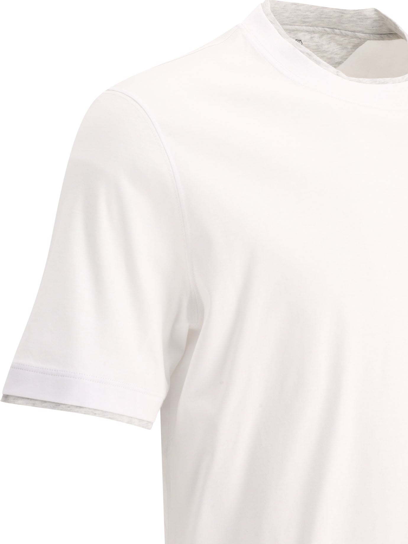 Brunello Cucinelli Faux Layering T-Shirt