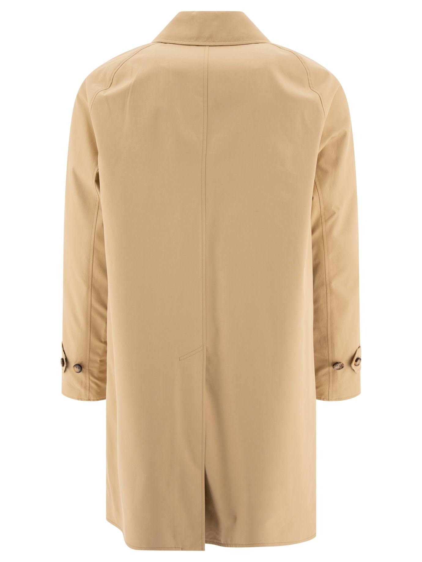 Burberry Long Reversible Gabardine Car Coat