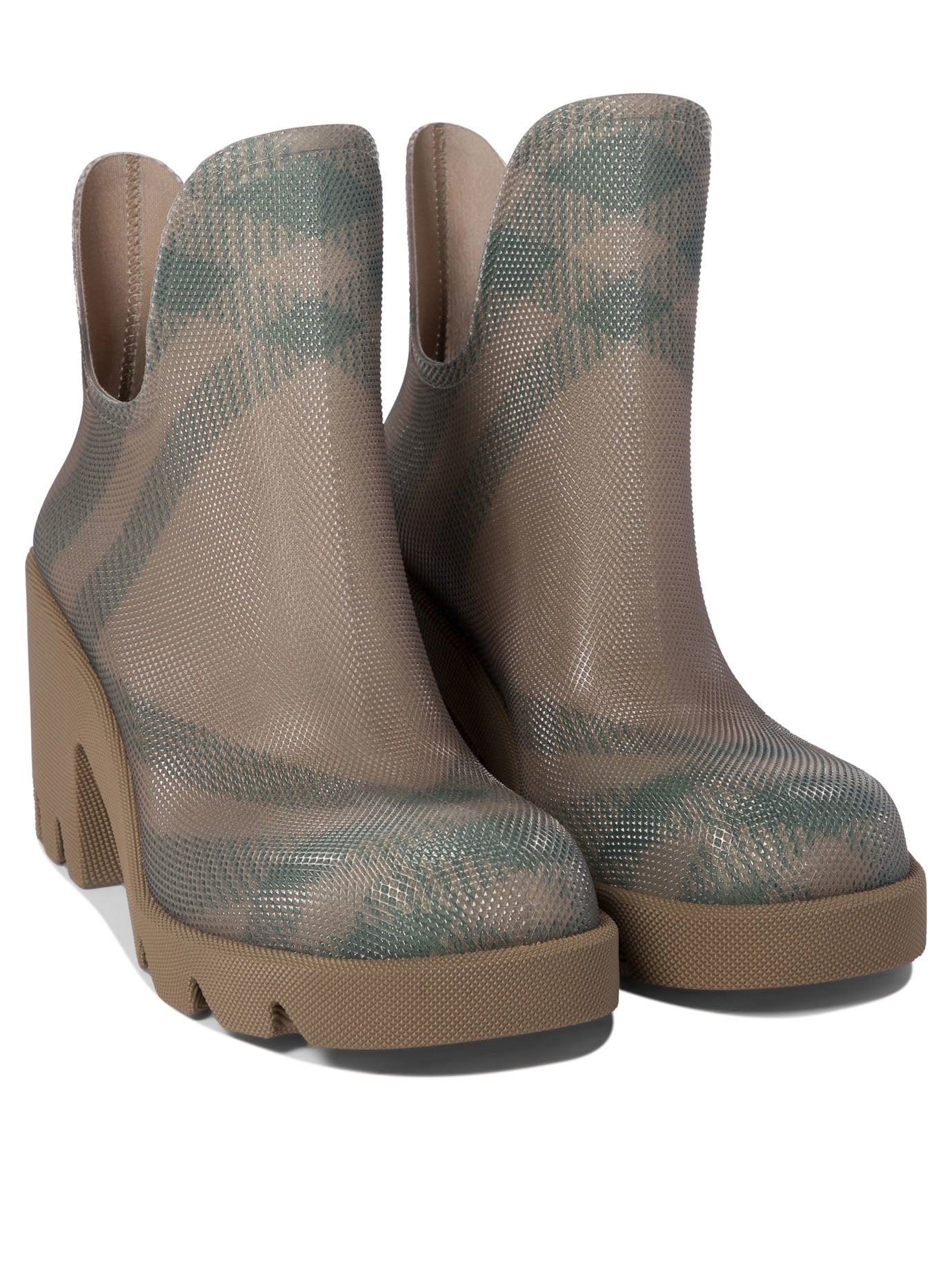 Burberry Marsh Check Rain Boots