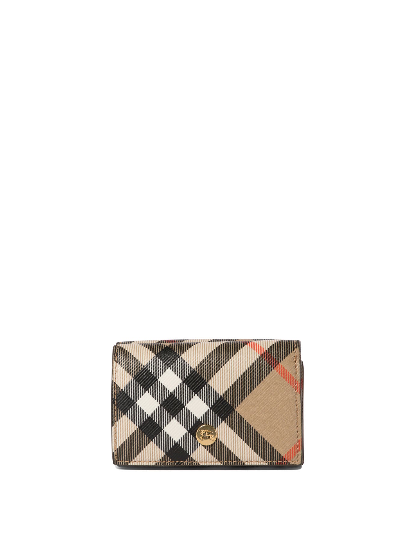 Burberry Check Compact Wallet