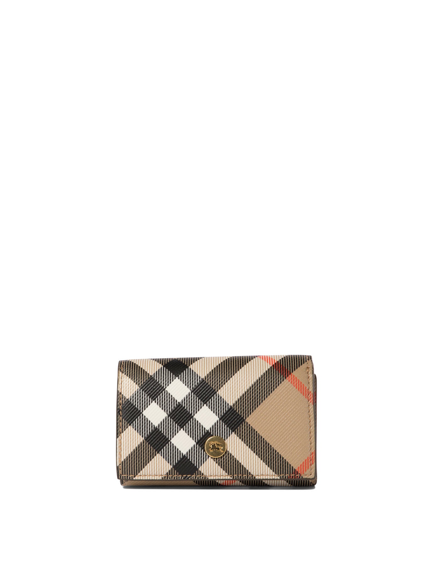 Burberry Check Compact Wallet