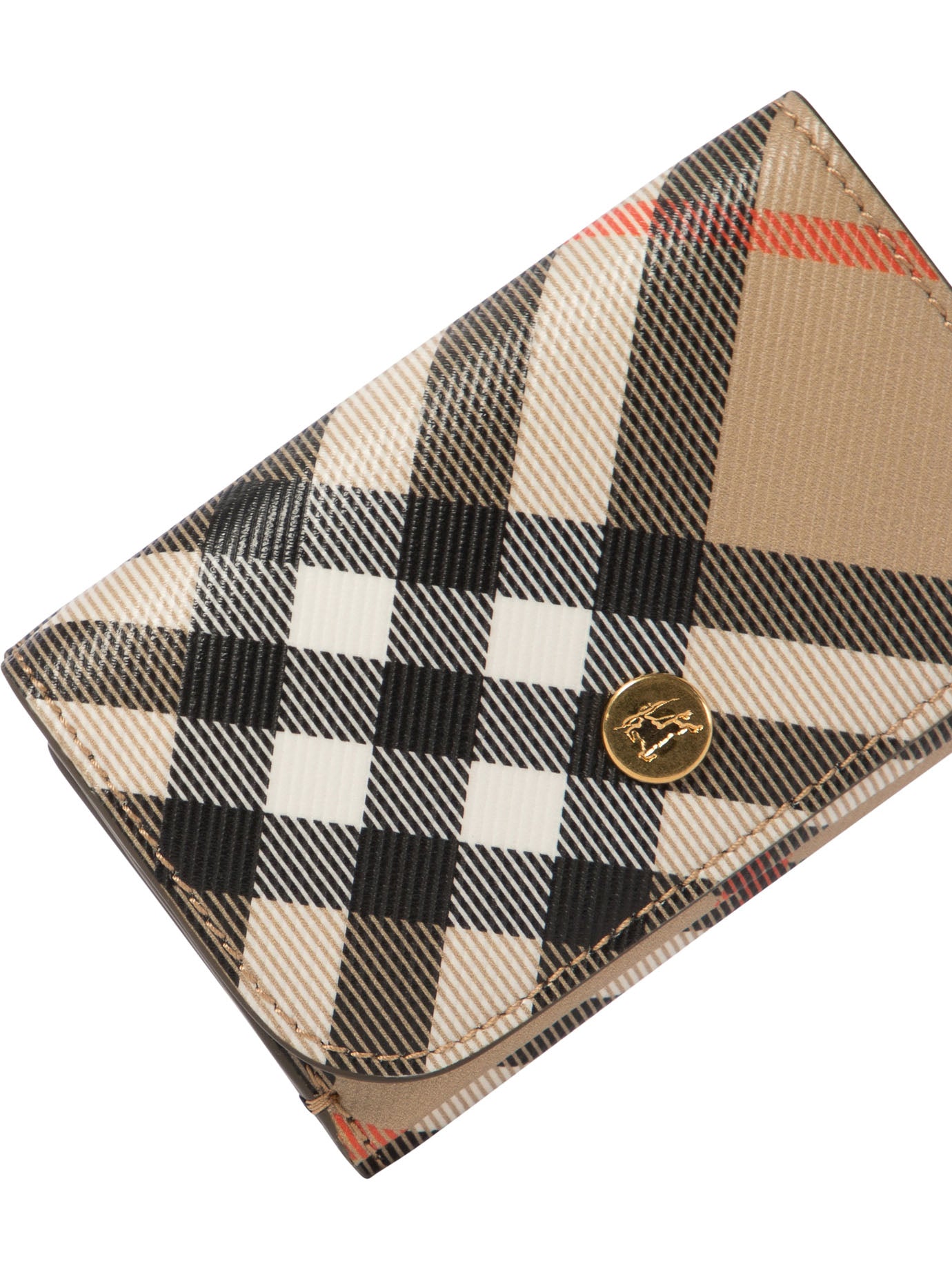 Burberry Check Compact Wallet