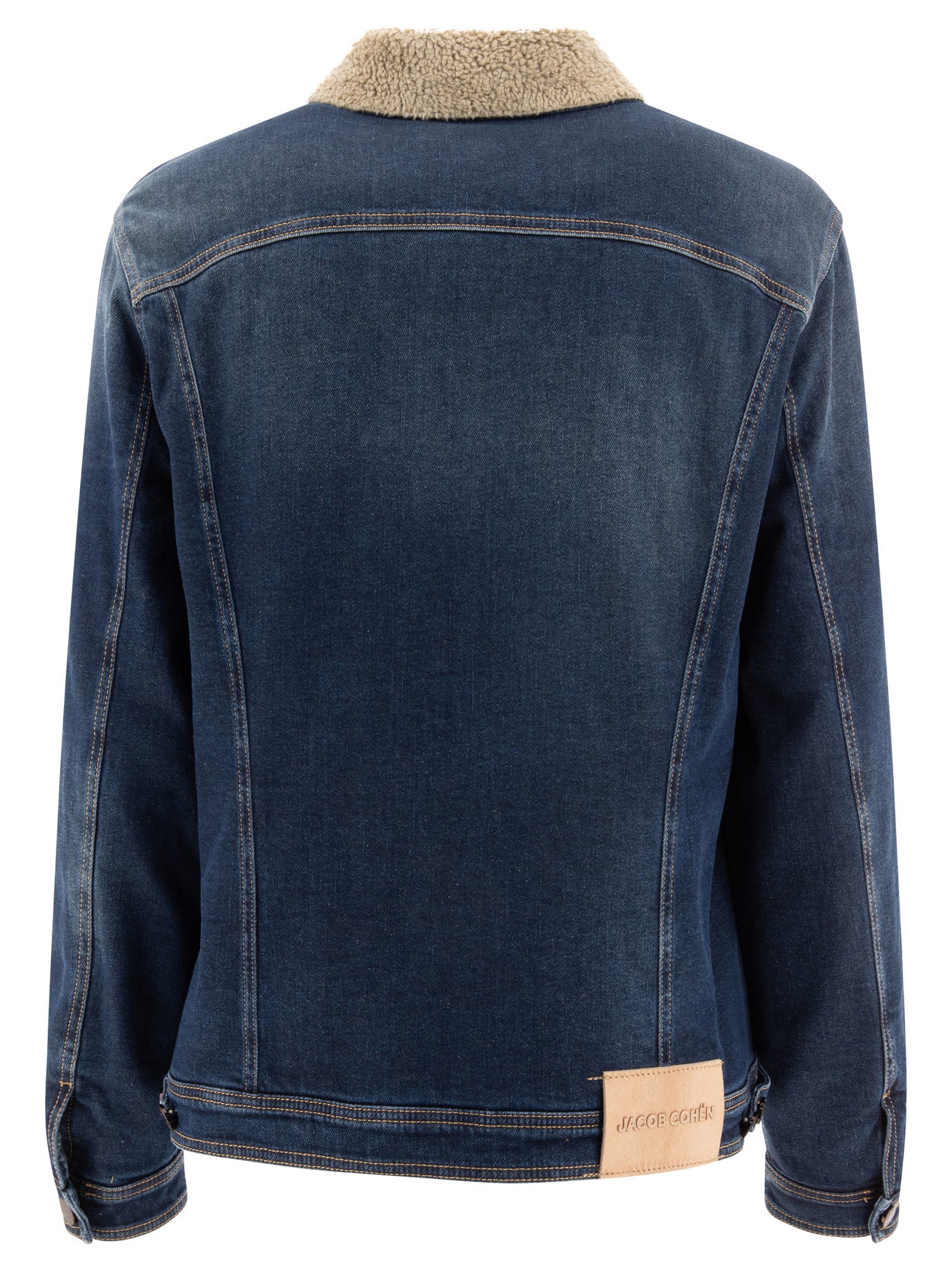 Jacob Cohen Denim And Shearling Jacket