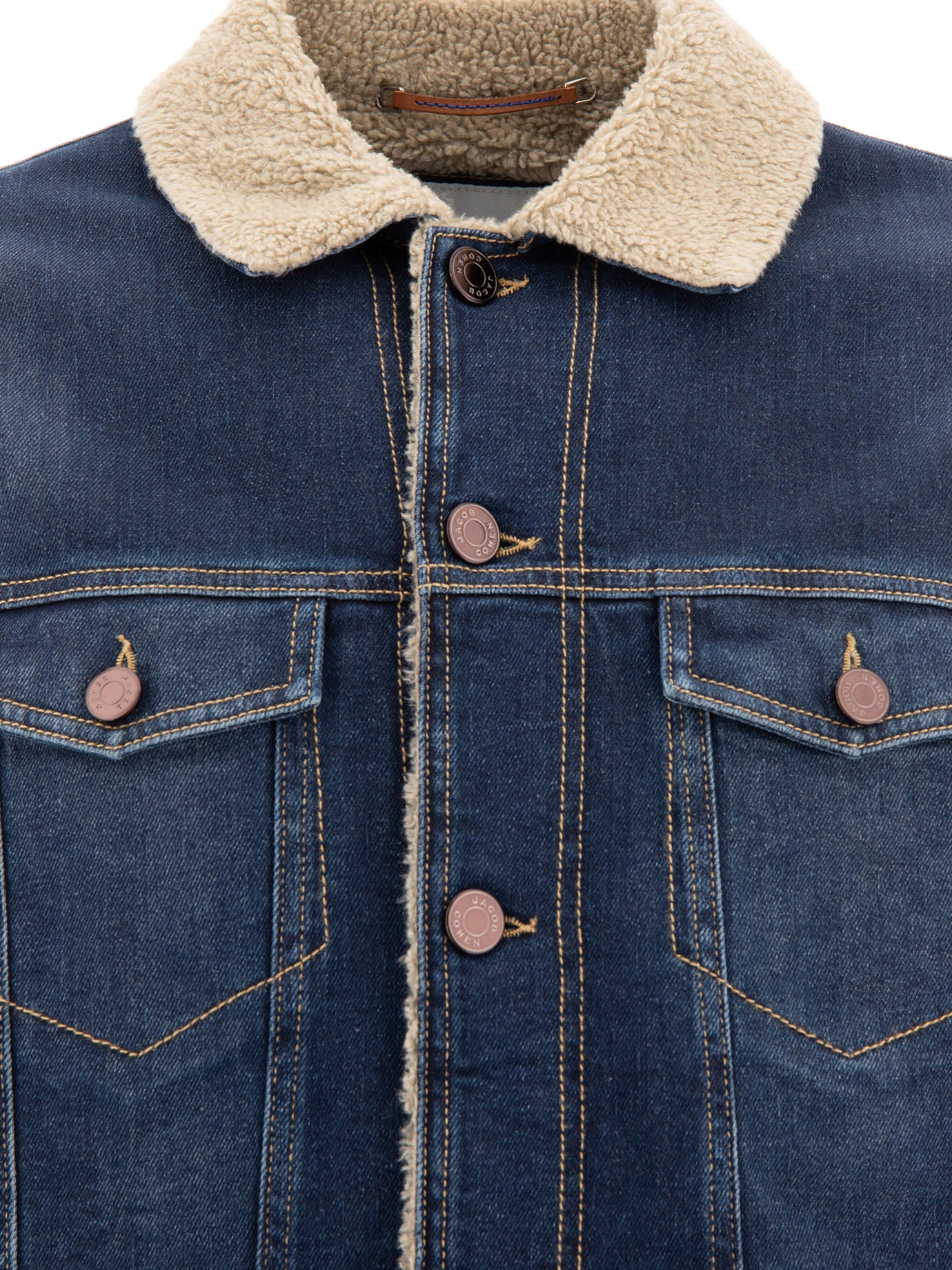 Jacob Cohen Denim And Shearling Jacket