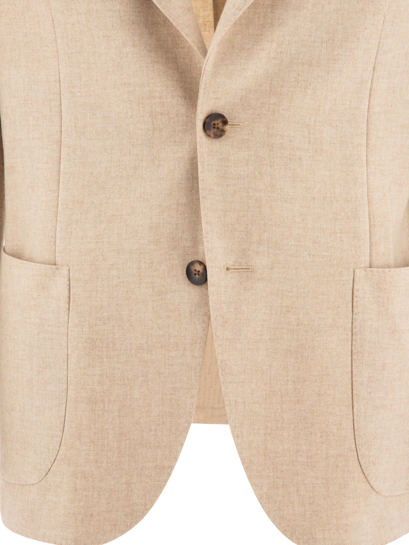 Lardini Single-Breasted Wool Blend Blazer