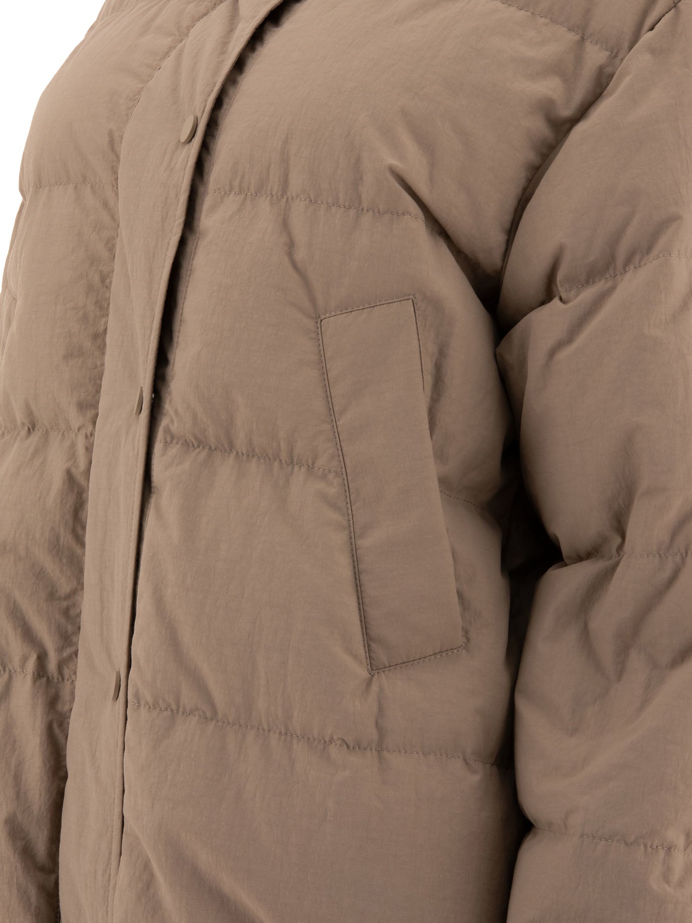 Brunello Cucinelli Down Jacket In Technical Cotton