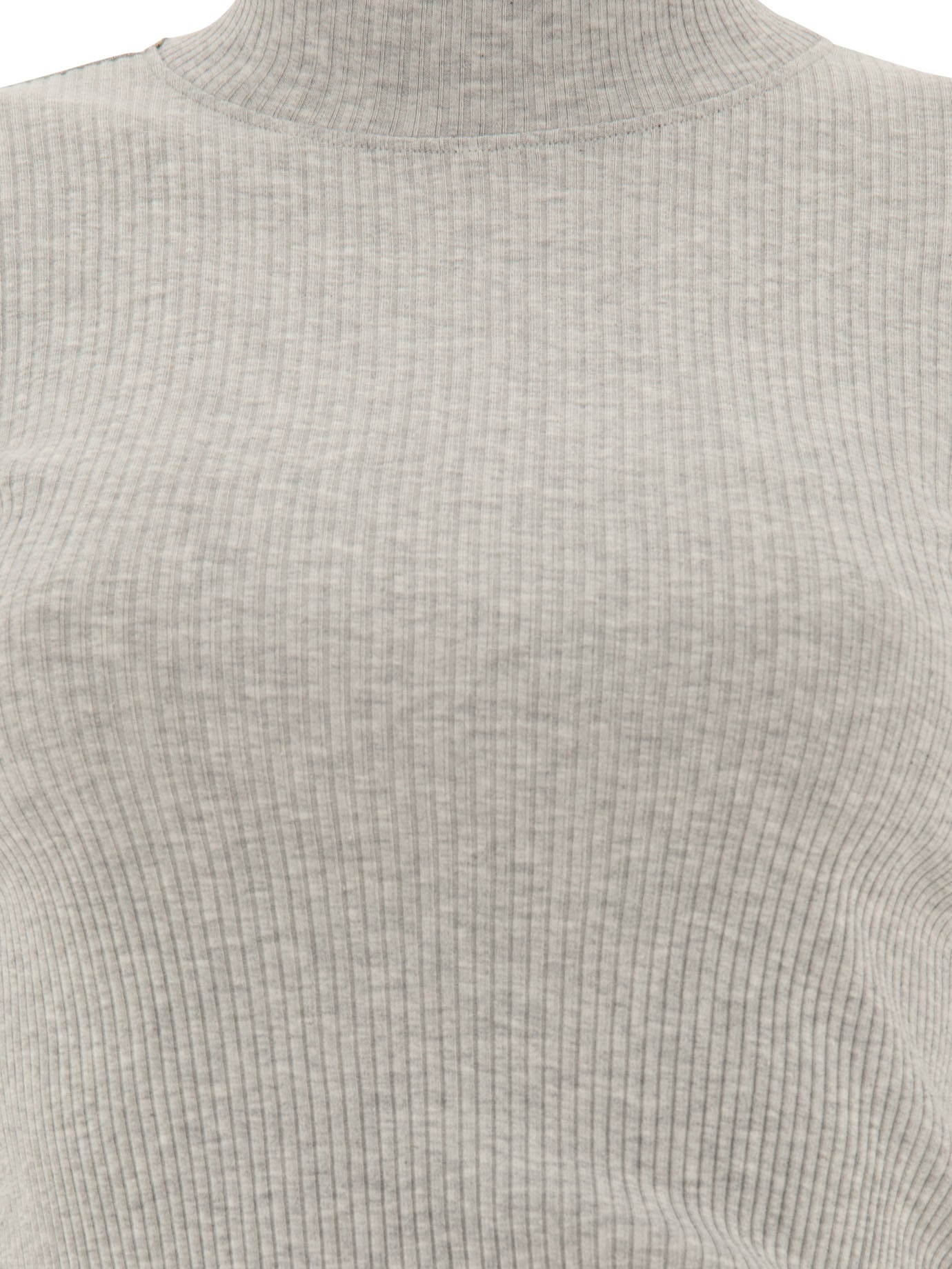 Brunello Cucinelli Ribbed T-Shirt With Monili