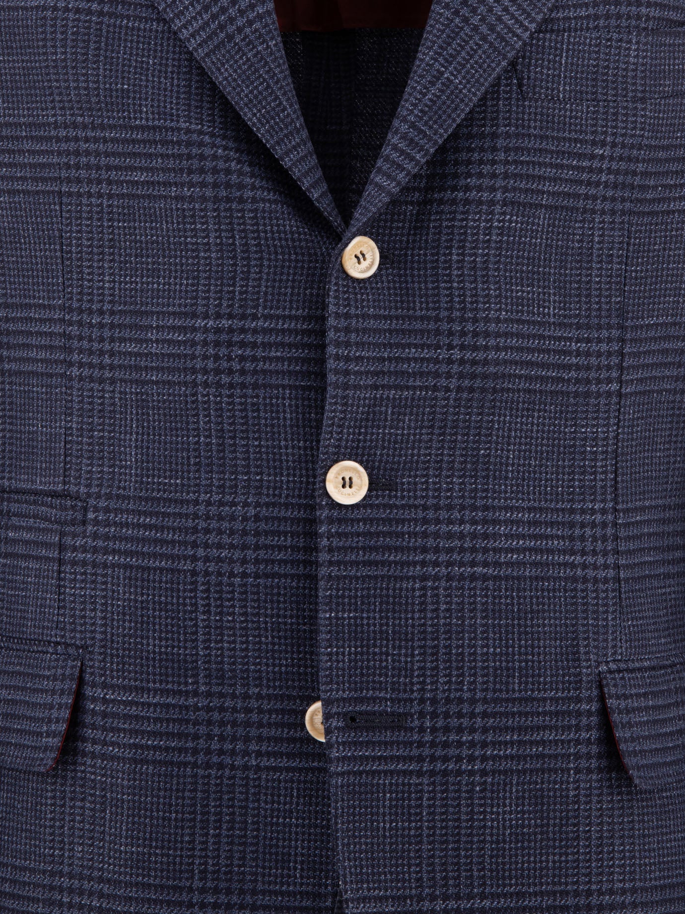 Brunello Cucinelli Prince Of Wales Deconstructed Blazer