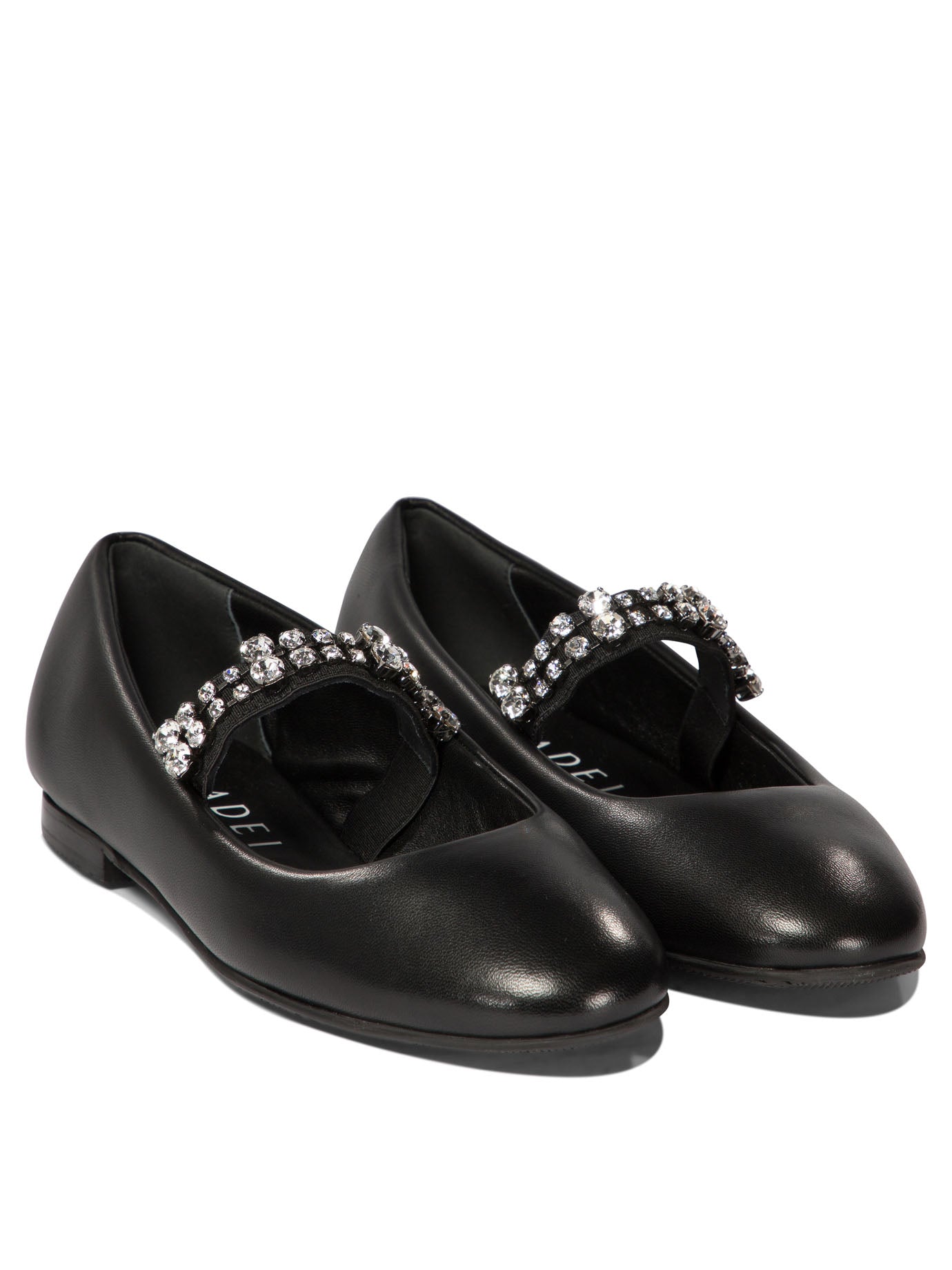 Casadei Ballet Flats With Crystals