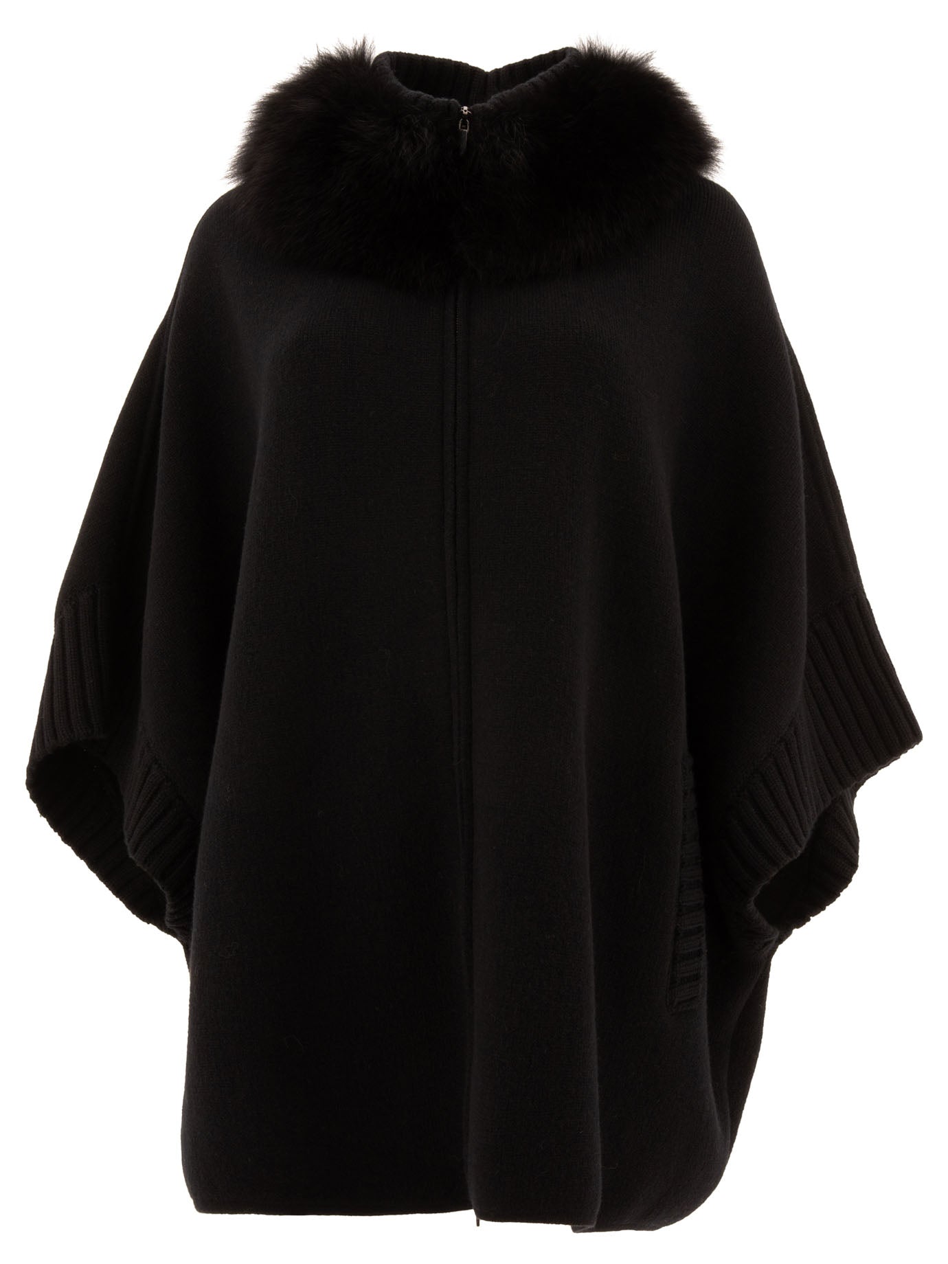 Giovi Wool And Cashmere Poncho