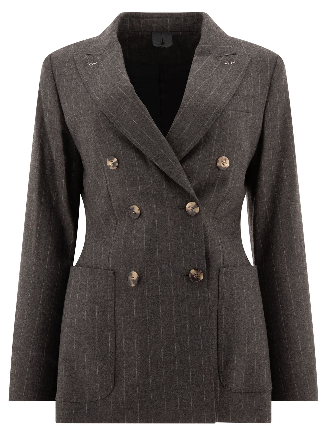 Max Mara Maracas Pinstriped Blazer