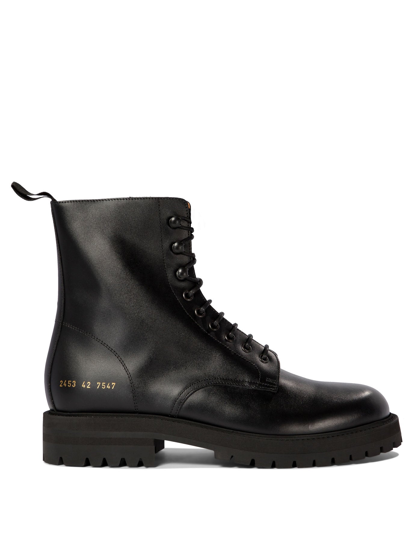 Common Projects Leather Combat Boots