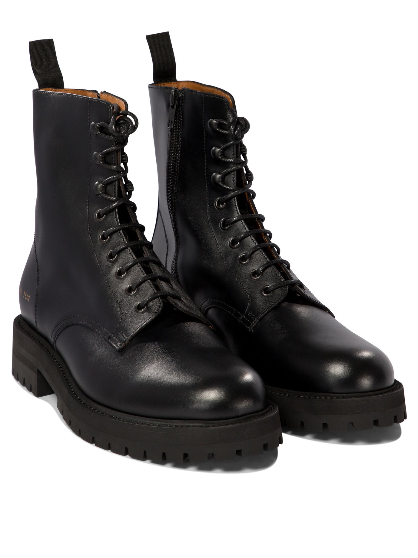 Common Projects Leather Combat Boots