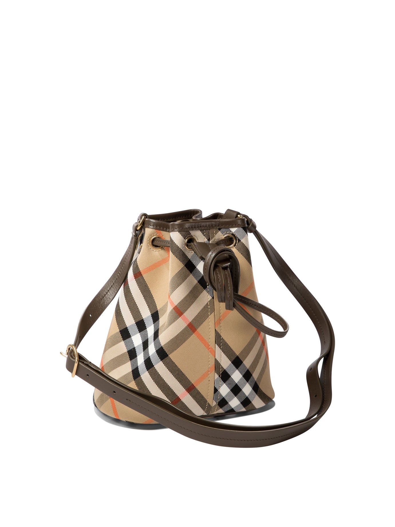 Burberry Check Mini Bucket Bag