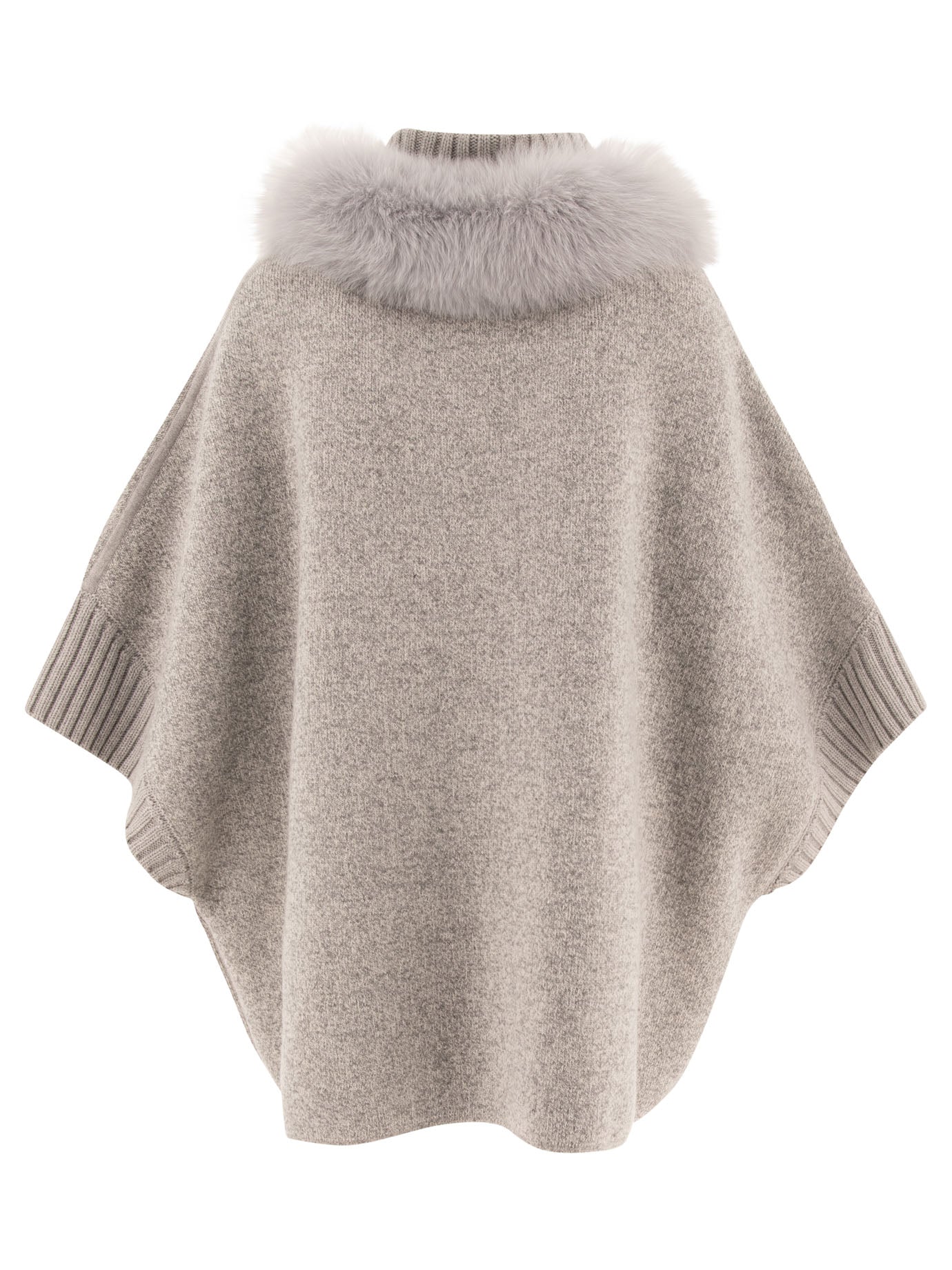 Giovi Wool And Cashmere Poncho