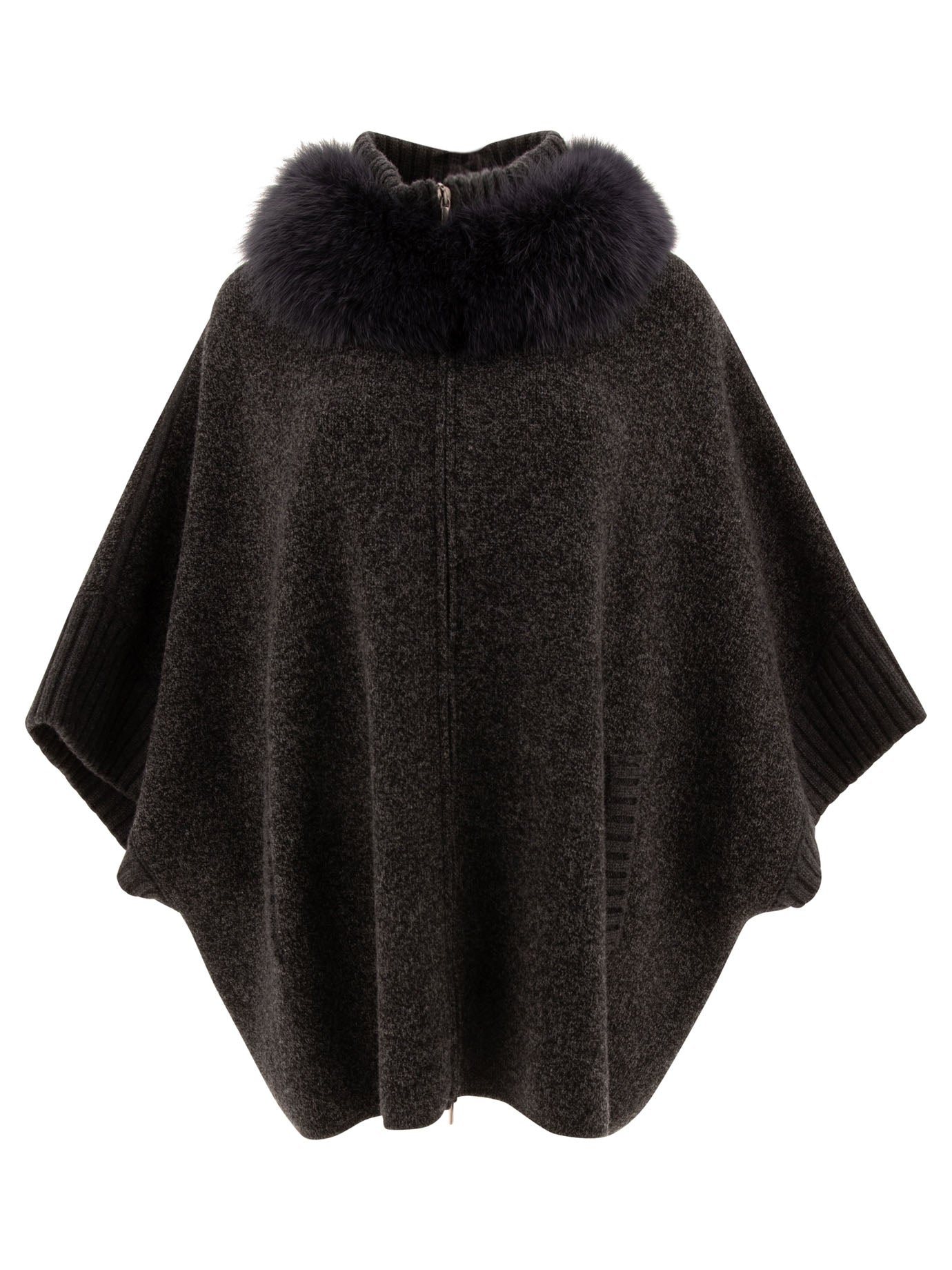 Giovi Wool And Cashmere Poncho