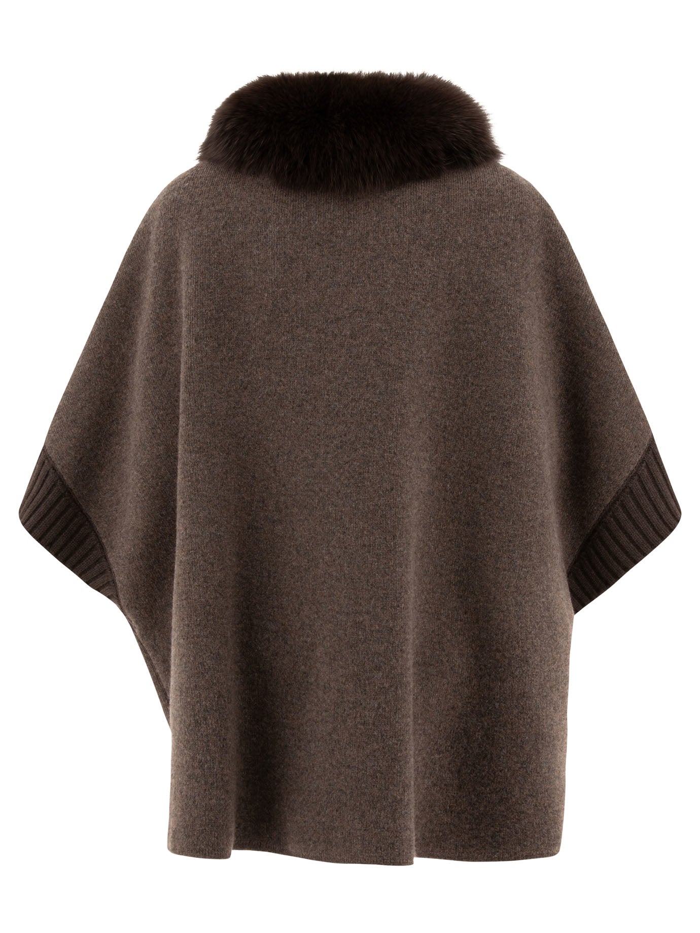 Giovi Wool And Cashmere Poncho