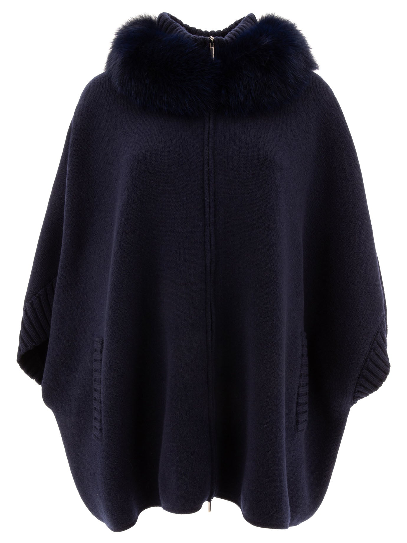 Giovi Wool And Cashmere Poncho