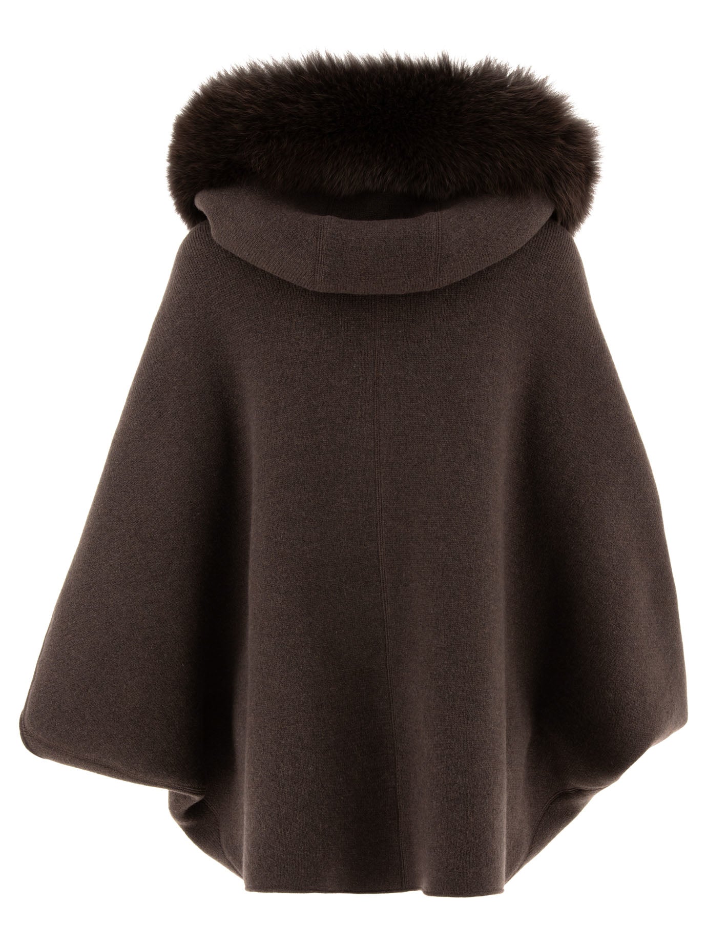 Giovi Wool And Cashmere Poncho