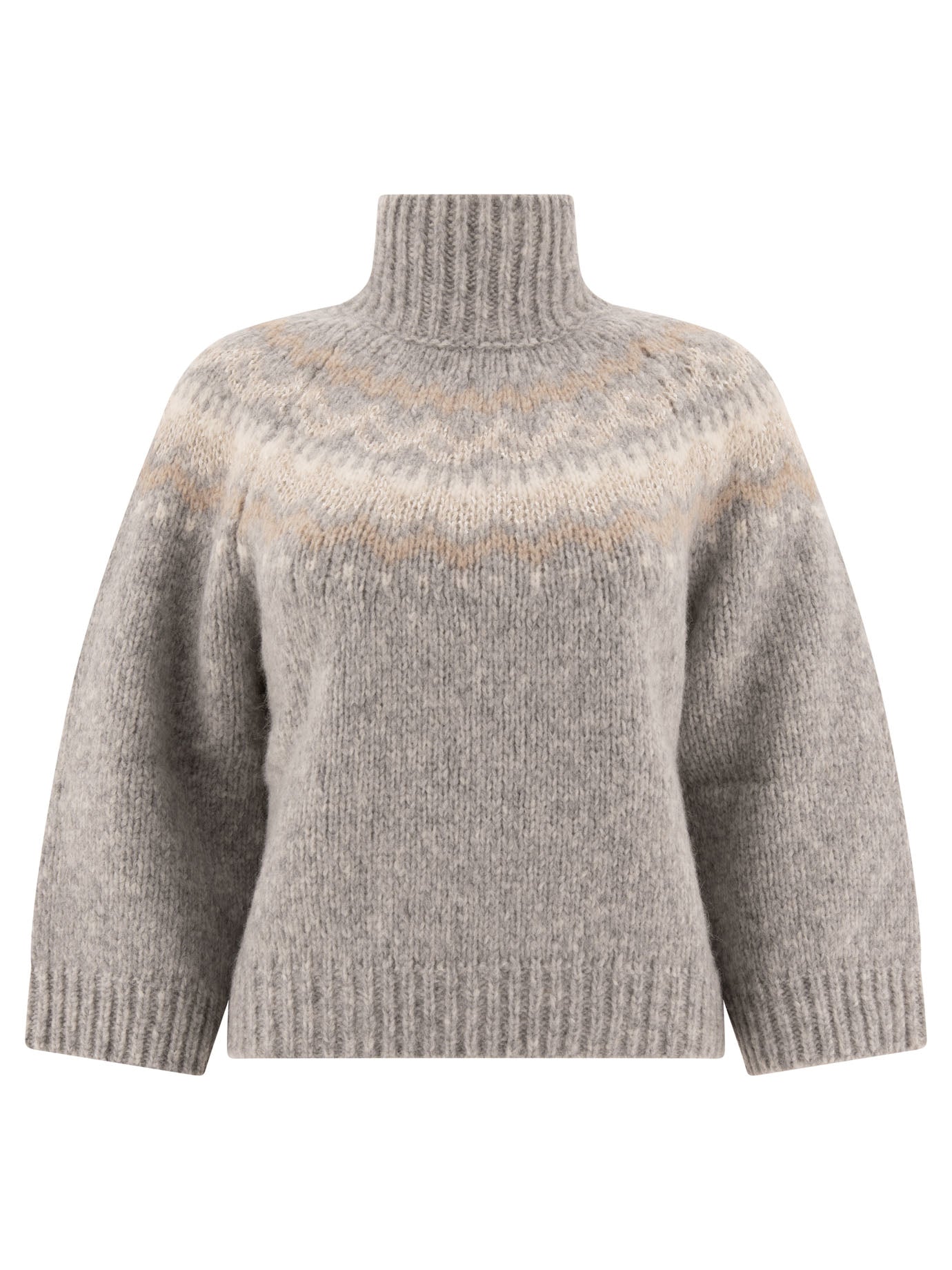 Peserico Turtleneck Sweater With Sequins